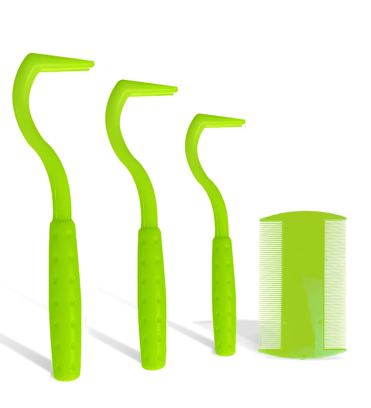 Or. Tick Remover Tool 3 Pcs Dog Tick Remover Tools for Dogs Cats Horses Rabbits Guinea Pigs and Humans Painless Cat Tick Removal Tool with Flea Comb (Green Tick Green) Green Tick Green - Buy Online on GoSupps.com