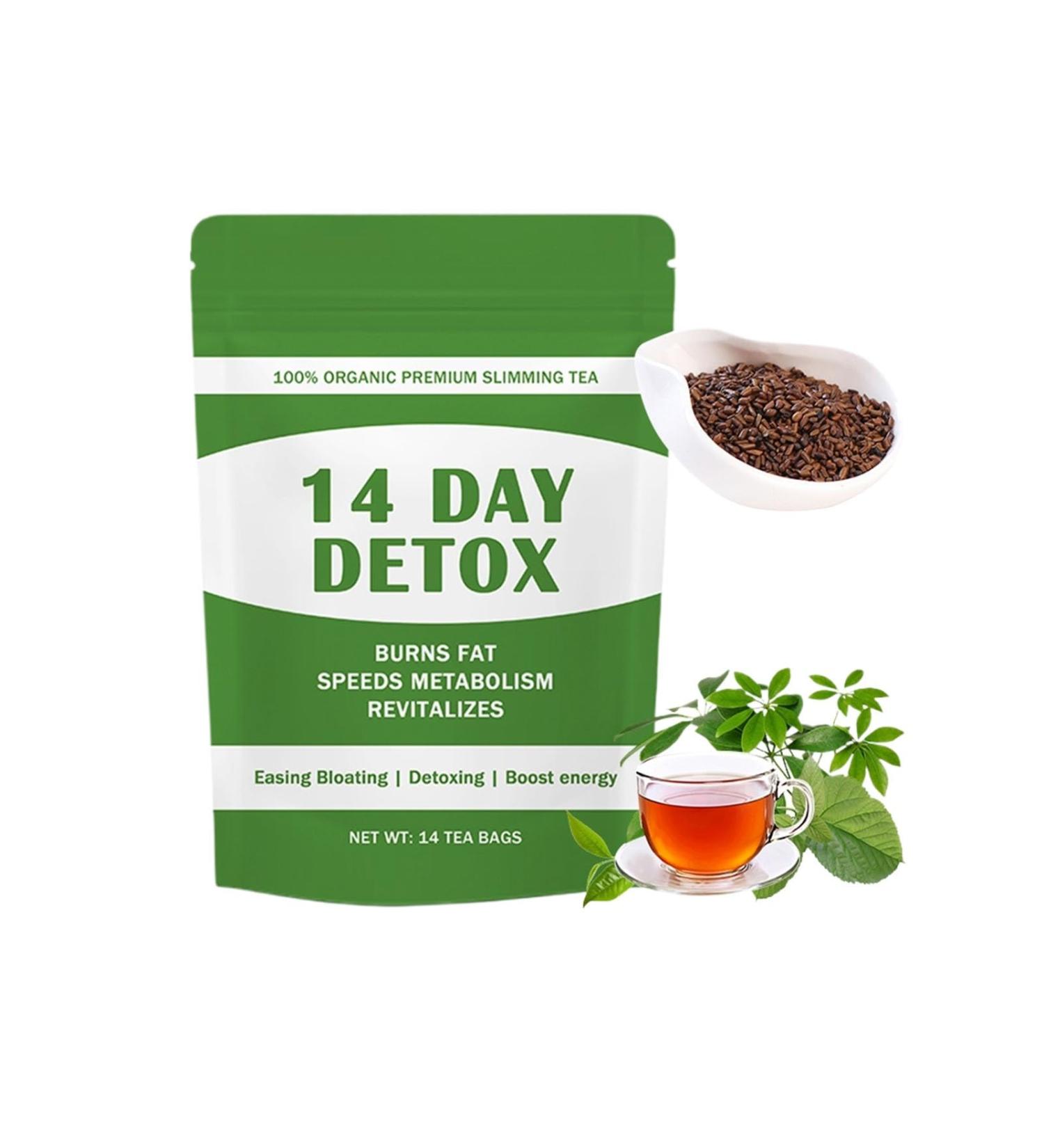 Tisane Minceur Base De Plantes (14 Jours) - D tox Naturelle Du Ventre Raffermissement Abdominal Et Soutien La Gestion Du Poids(1PC) - Buy Online on GoSupps.com