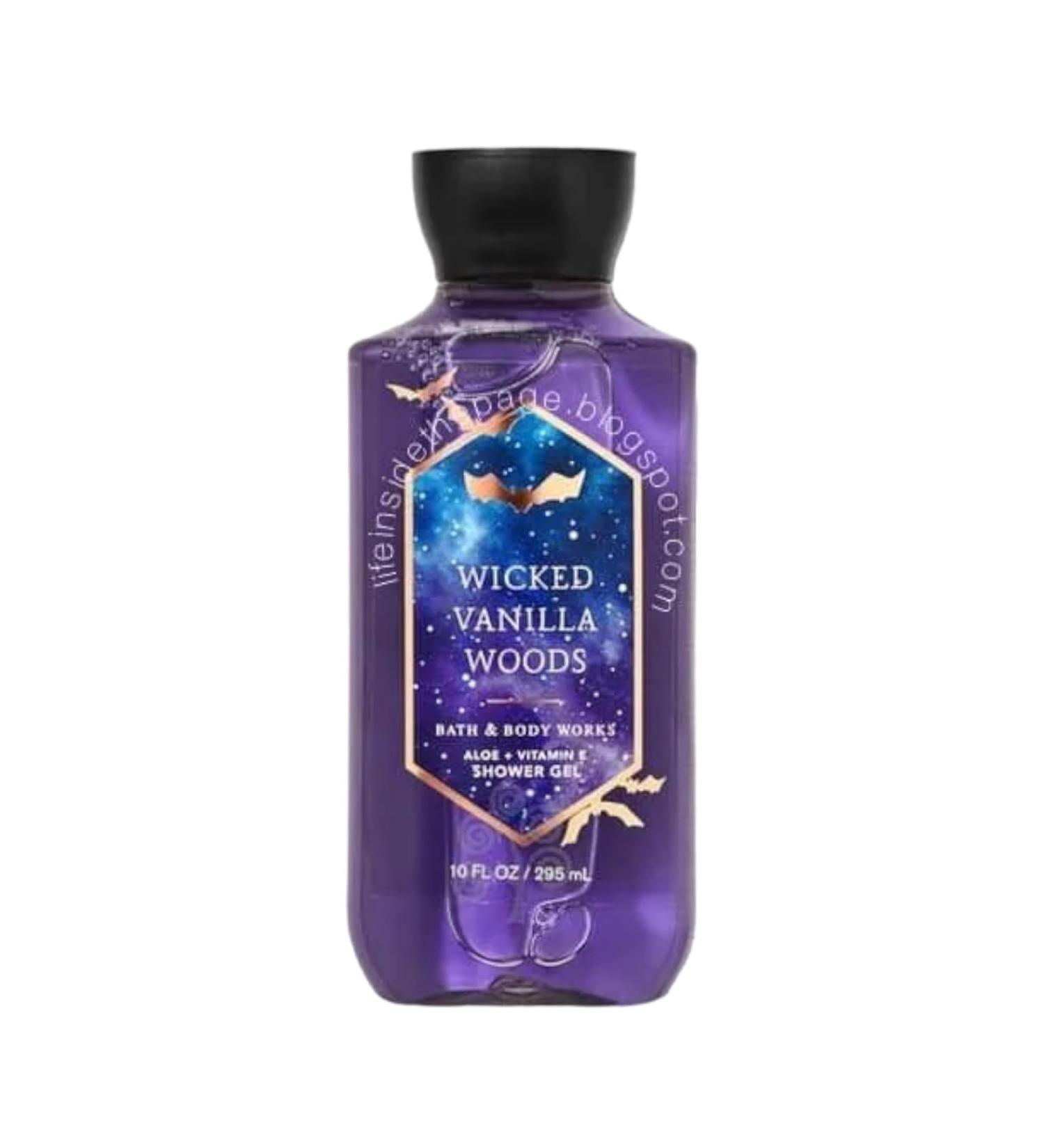 Bath & Body Works Signature Collection Shower Gel For Women10 fl oz (Wicked Vanilla Woods)