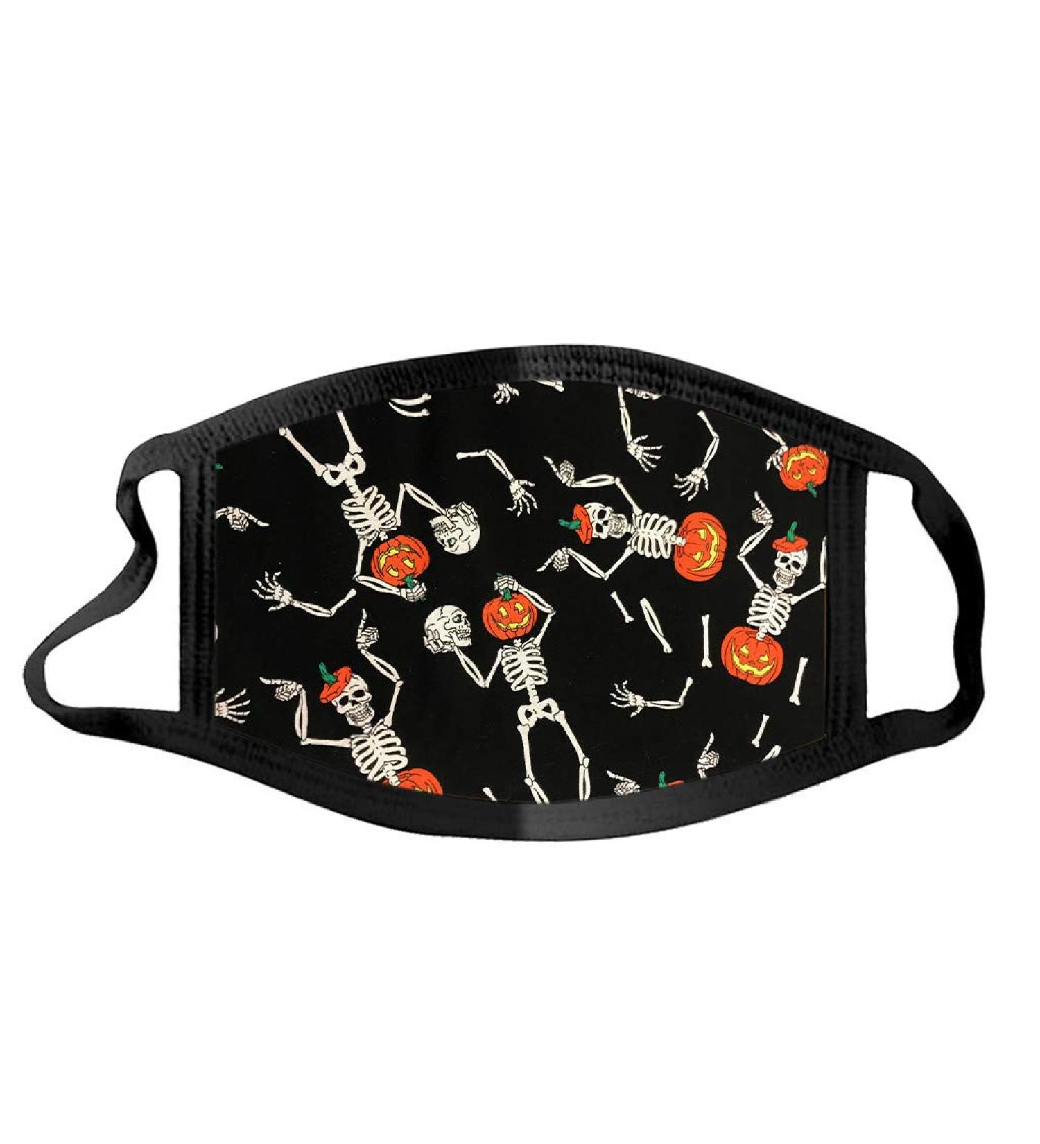 Riou Halloween Mouth and Nose Protection - Washable Reusable Scarf for Adults | Festive Design for Men & Women - Buy Online on GoSupps.com