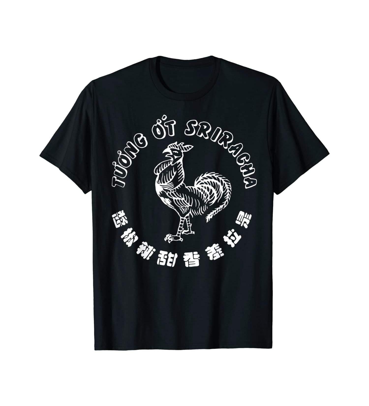 BINA STORE Sriracha Hot Chili-Sauce Sriracha Hot Chili-Sauce T-Shirt T101220 Black - Buy Online on GoSupps.com
