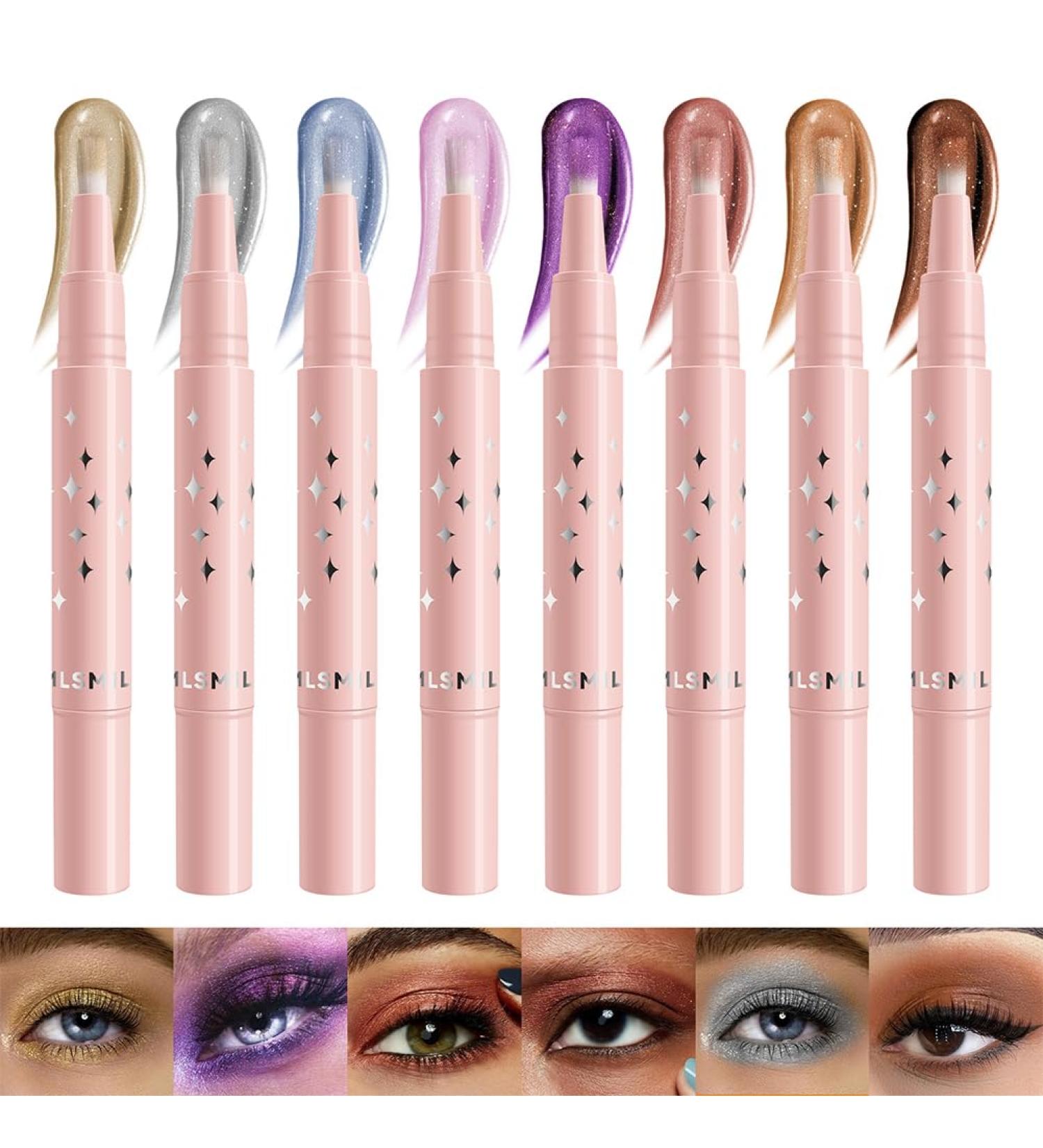 Liquid Glitter Eyeshadow & Eyeliner | Long-Lasting Dual Purpose Glitter | Quick-Drying Crystal Cosmetics (07#) - Shop Internationally - Buy Online on GoSupps.com