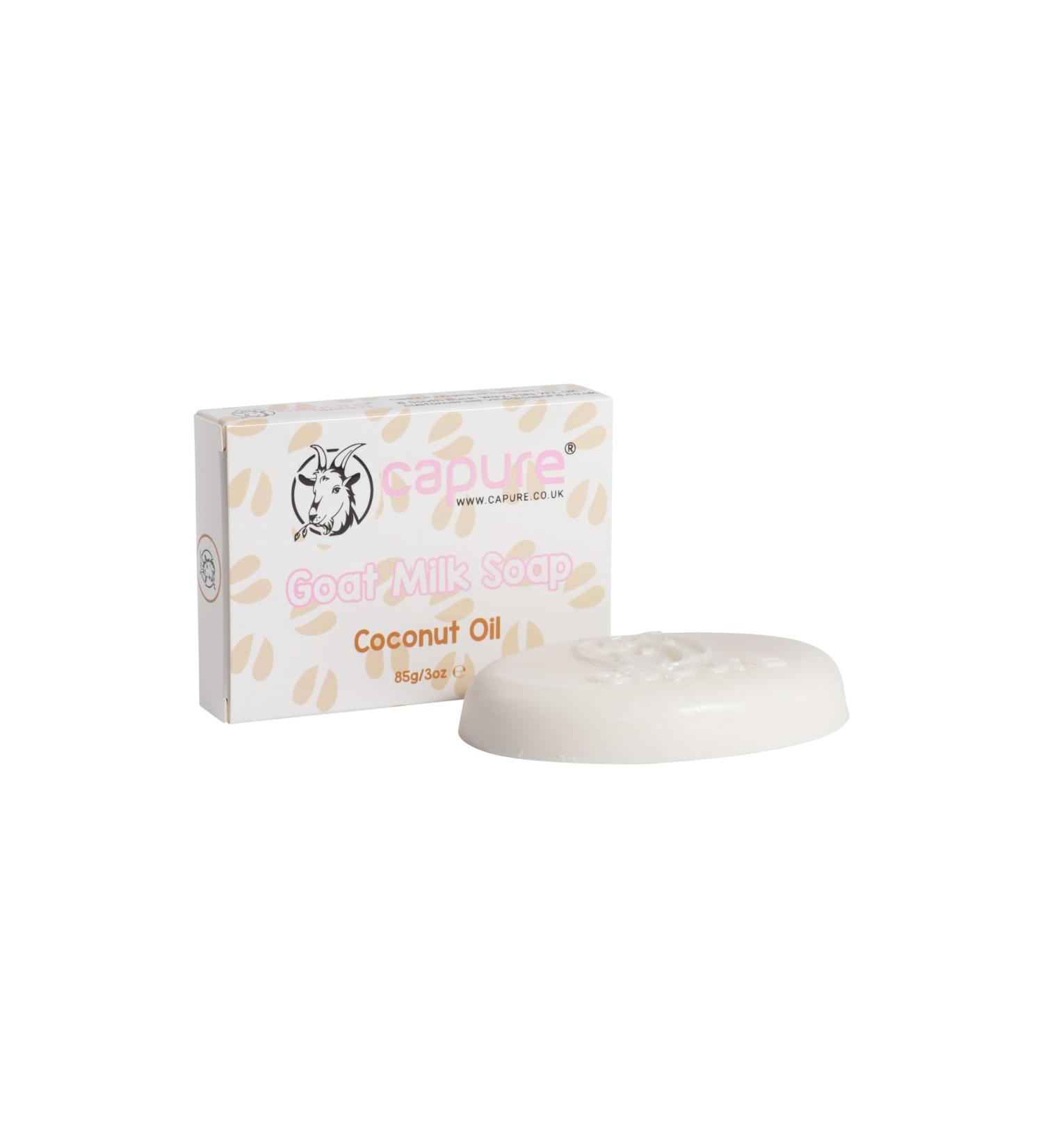 Goat Milk Soap with Coconut Oil (85g/3oz) - Buy Online on GoSupps.com
