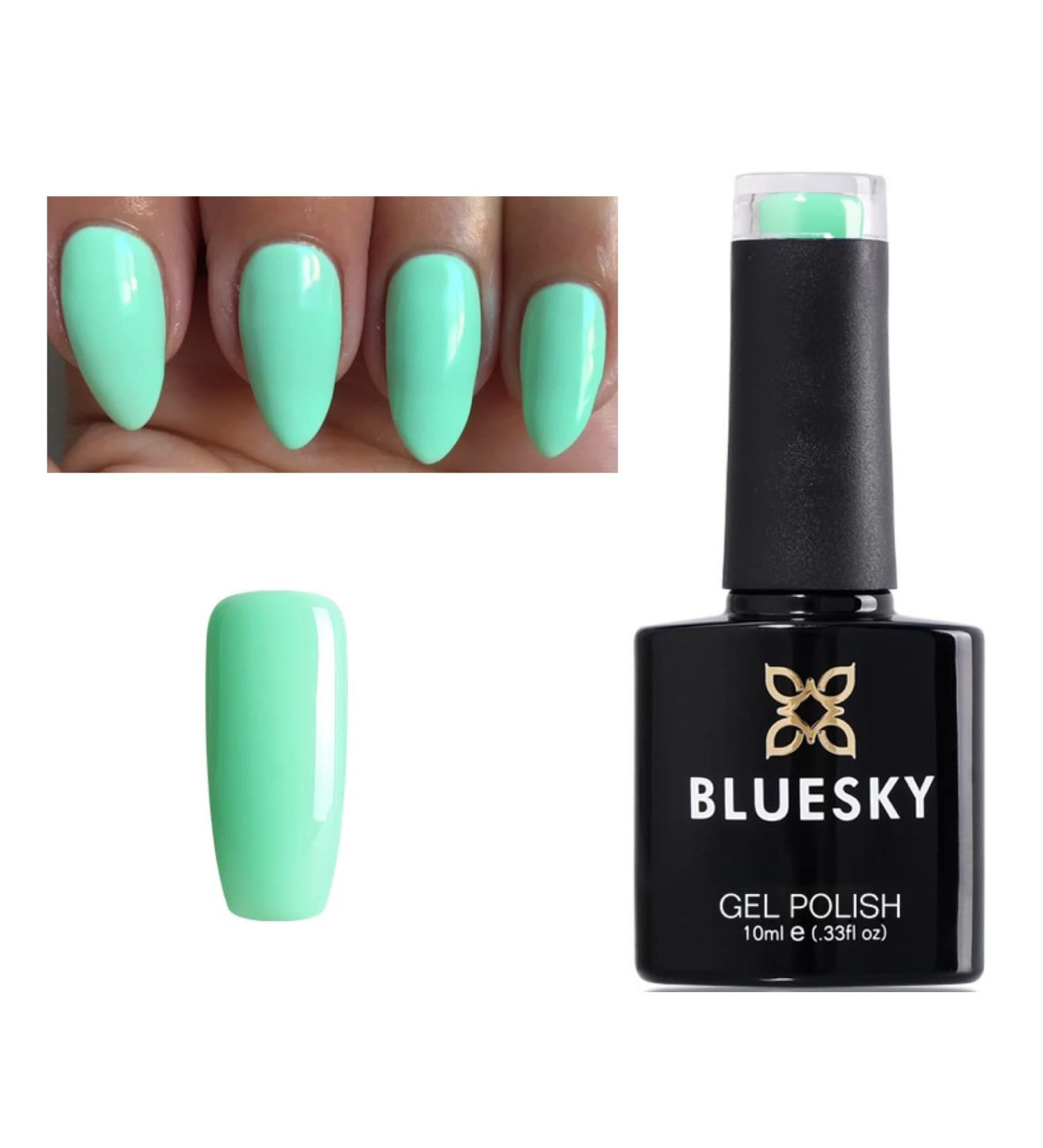 Bluesky GEL POLISH Mental Mint Pastel Green A47 Nail UV LED Soak Off 10ml - Buy Online on GoSupps.com