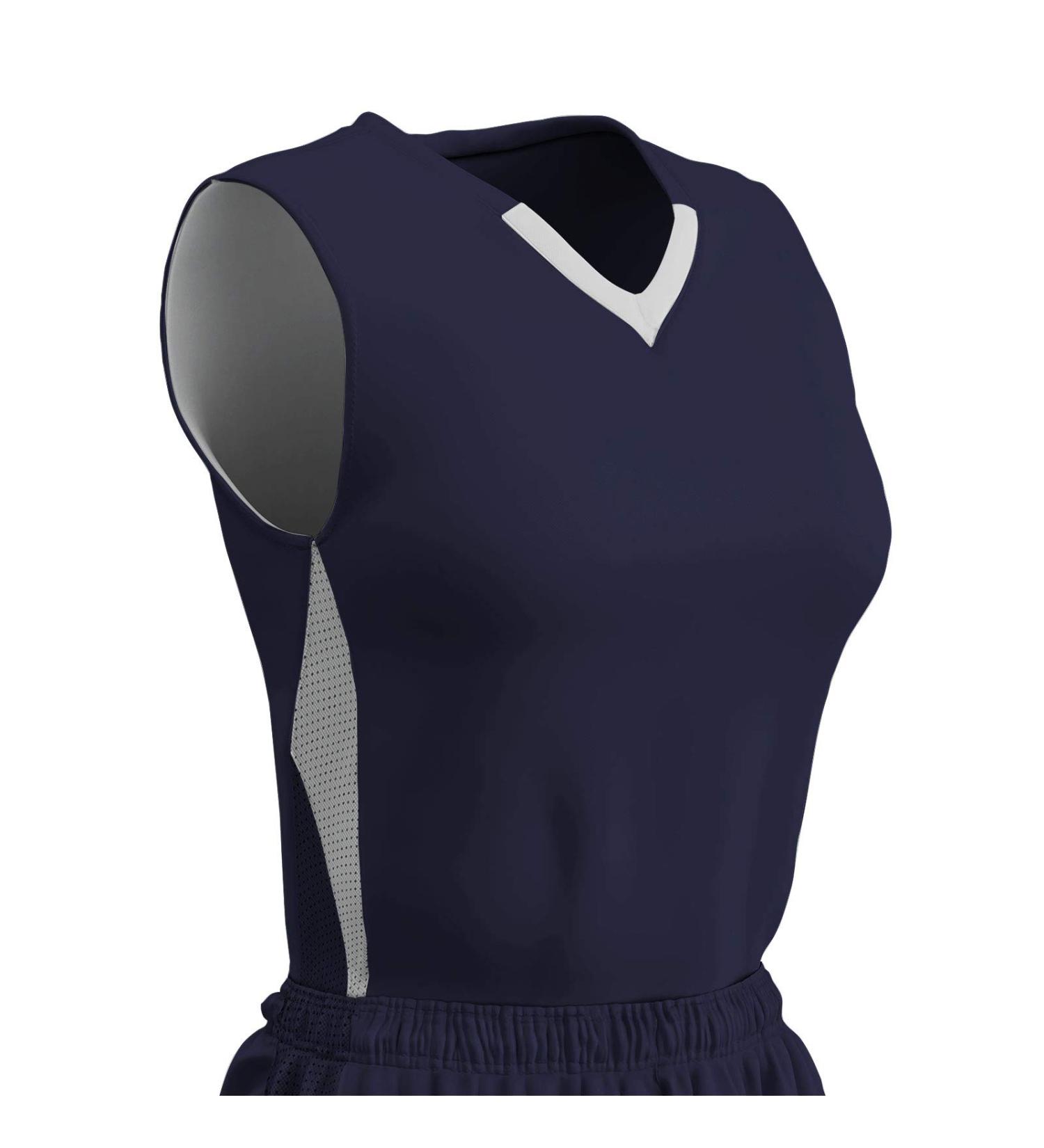 CHAMPRO Women's Basketball S Navy White