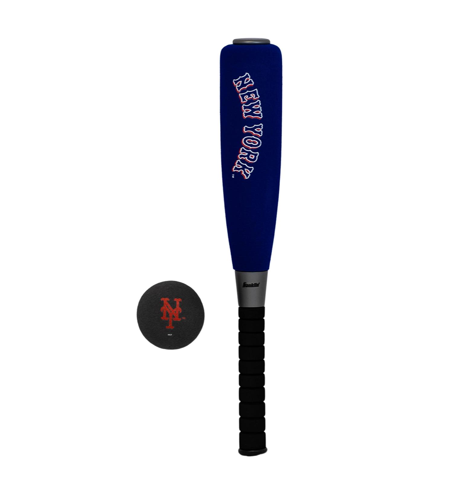 Franklin Sports MLB Jumbo Foam Baseball Bat + Ball Set - New York Mets Edition | Kids Oversize Indoor/Outdoor Soft Baseball Toy - Buy Online on GoSupps.com