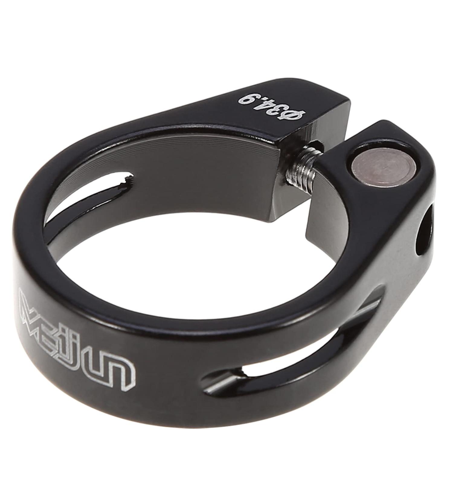 VGEBY1 Bike Seat Post Clamp - 34.9mm Quick Release Aluminum Alloy Tube Clip for 30.4/30.8/31.6mm Seat Post, Black - Buy Online on GoSupps.com