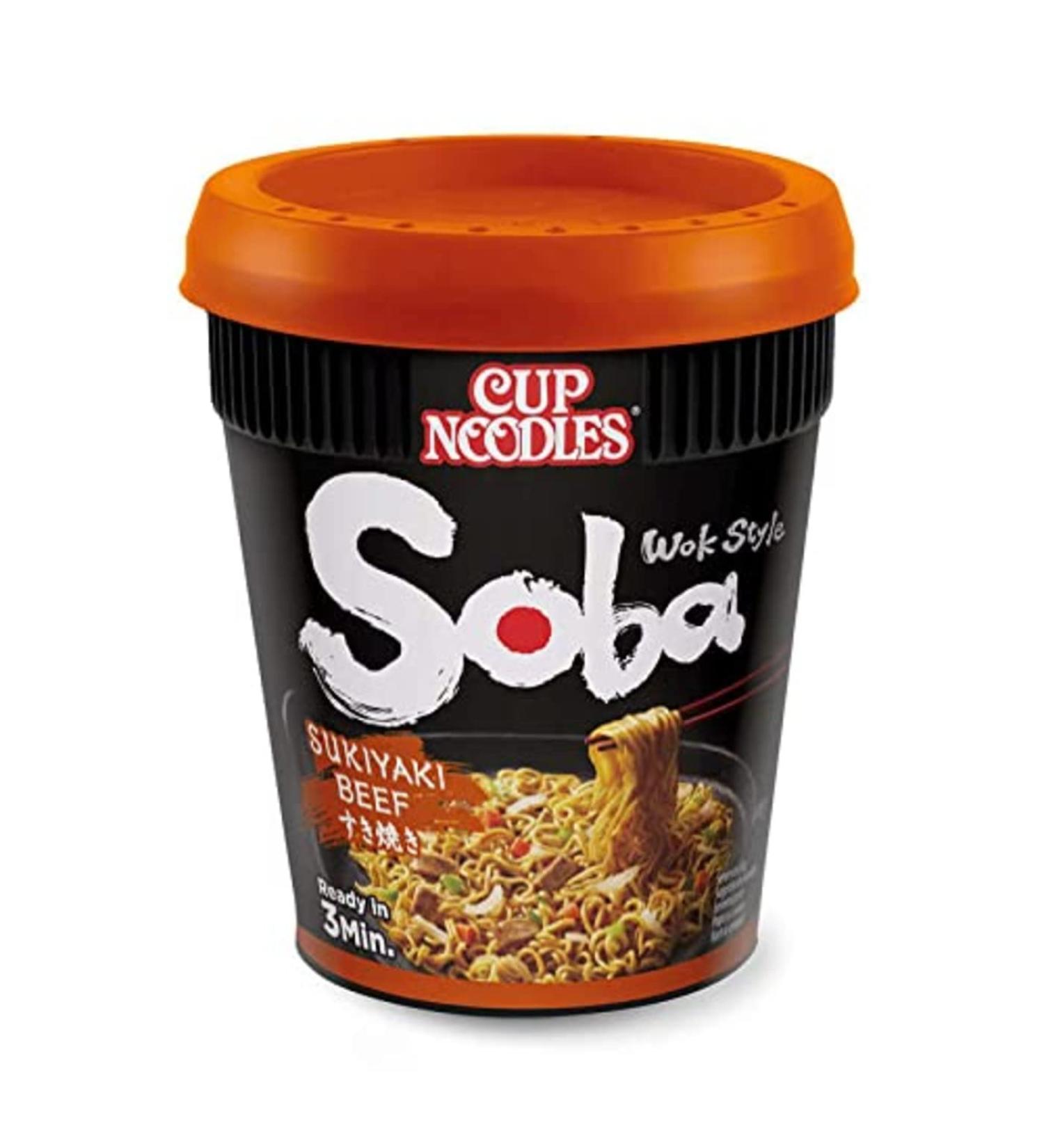 NISSIN Nissin Sukiyaki Beef Noodles with Yakisoba Sauce 90 g Cup