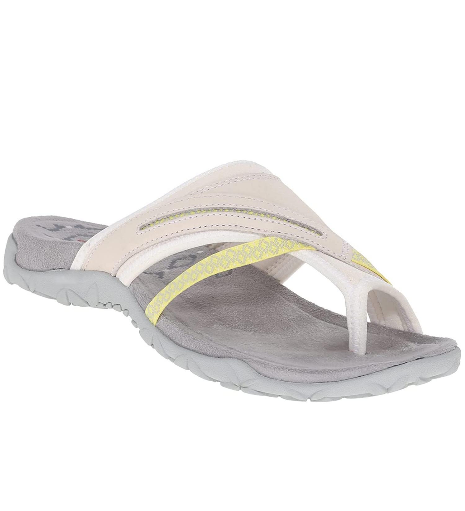 CLSQLXYJZC Women's Orthotic Bunion Correction Sandals - White, Size 5.5 | Summer Flat Slip-on for Outdoor Beach Activities - Buy Online on GoSupps.com