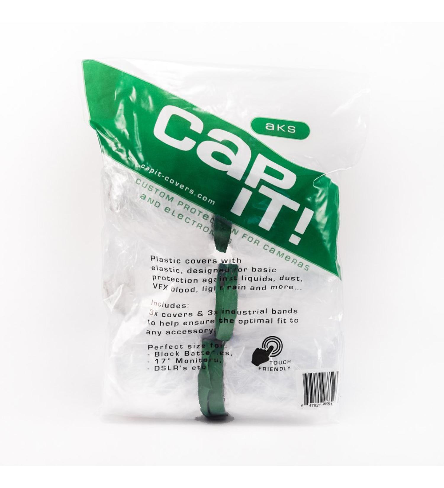 3 Pack CAP IT! Covers - Camera & Electronics Protection for ARRI, RED, Sony, Panasonic, Panavision, Black Magic, Steadicam, Gimbal Rigs, Kit Bags, Monitors, and More - Buy Online on GoSupps.com
