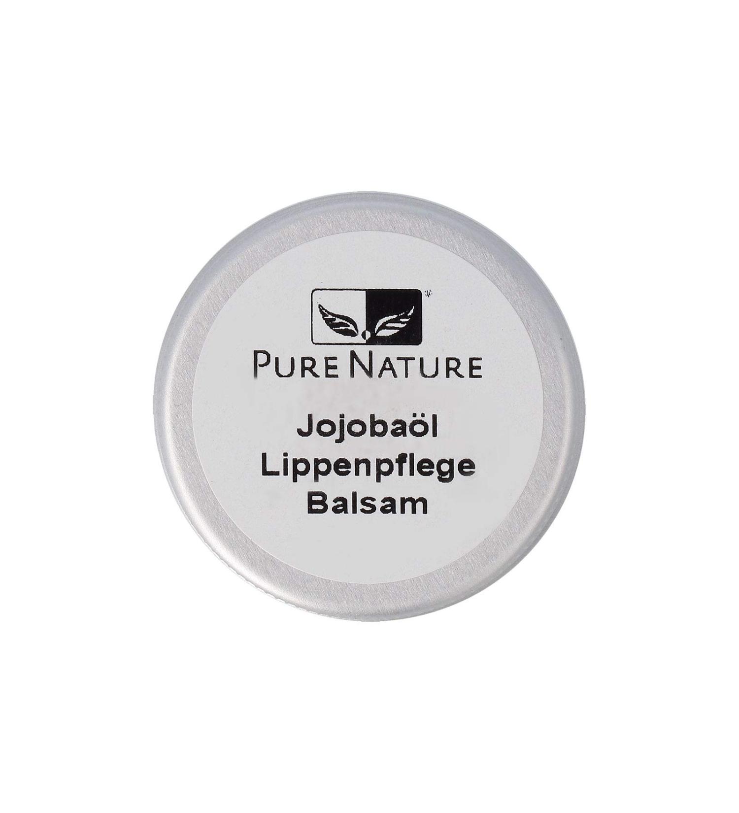 PureNature Jojoba Oil Lip Care Balm - Nourishing 10 ml Lip Treatment for Hydration & Softness - International Shipping Available - Buy Online on GoSupps.com