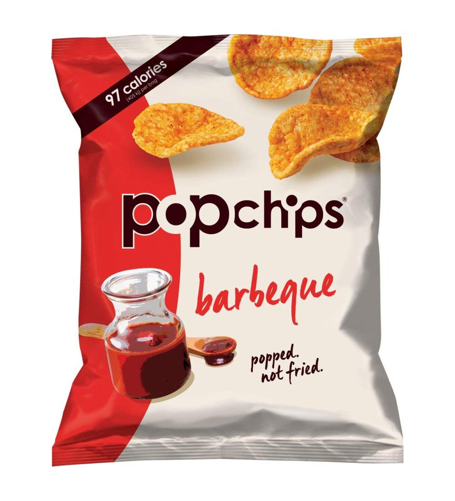 Popchips BBQ Potato Chips 24 Pack 23g
