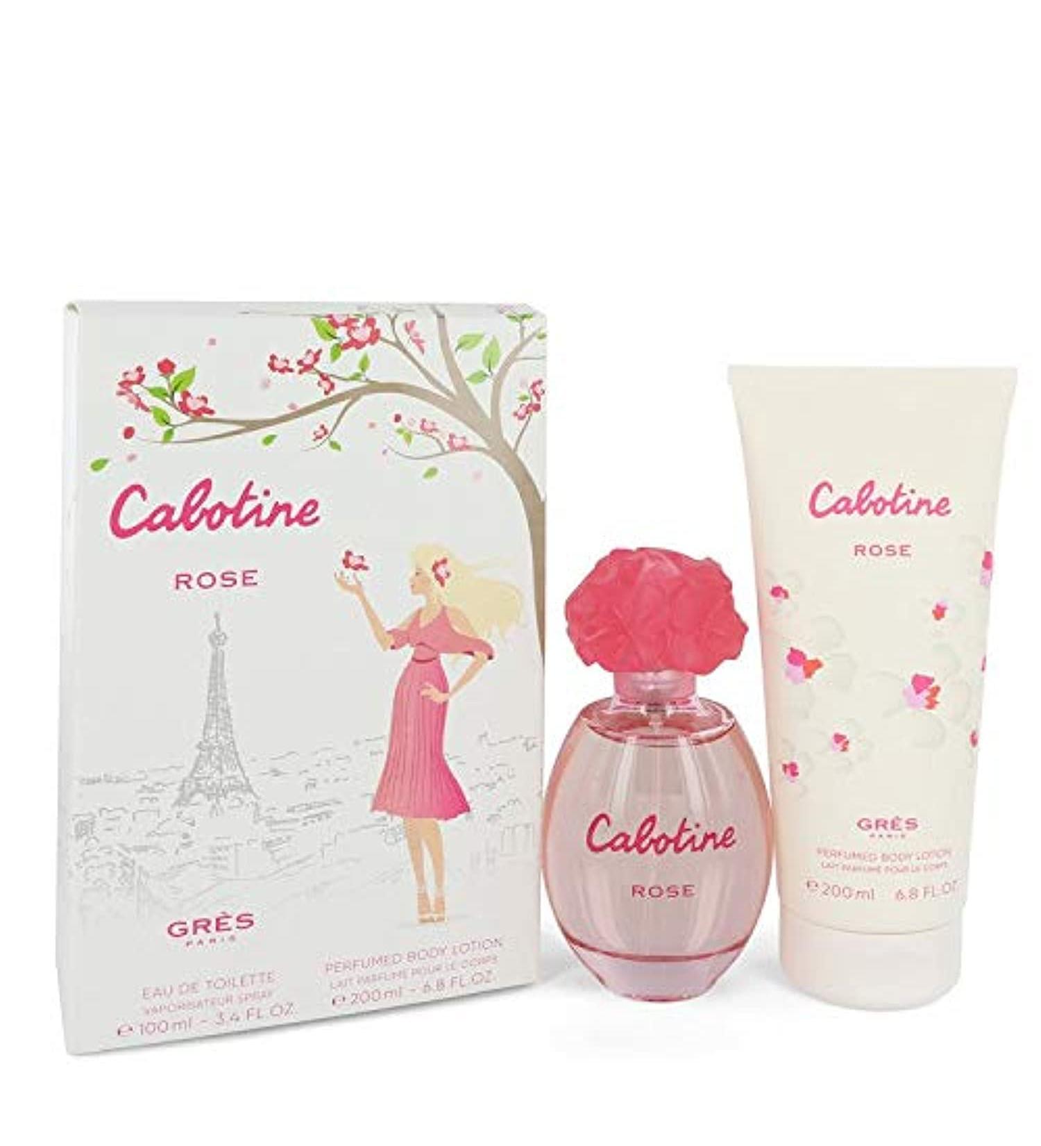 Gres Parfum Cabotine Rose Duo 200ml Body Lotion and EDT for Women Gift Set 100 ml - Buy Online on GoSupps.com