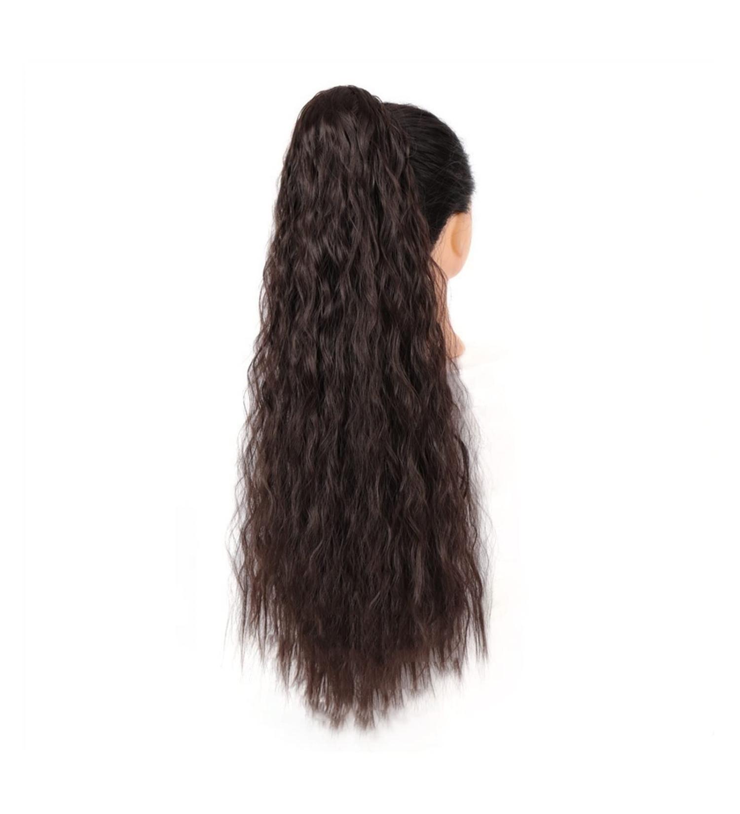 Hair Extensions 24" Long Curly With Drawstring Puff Ponytail Hair Extension Synthetic Ponytail Hair Clip Bun for Women's Everyday Use Hair Pieces For Women (Color : 06 Size : 24 inch) 24 inch 06 - Buy Online on GoSupps.com