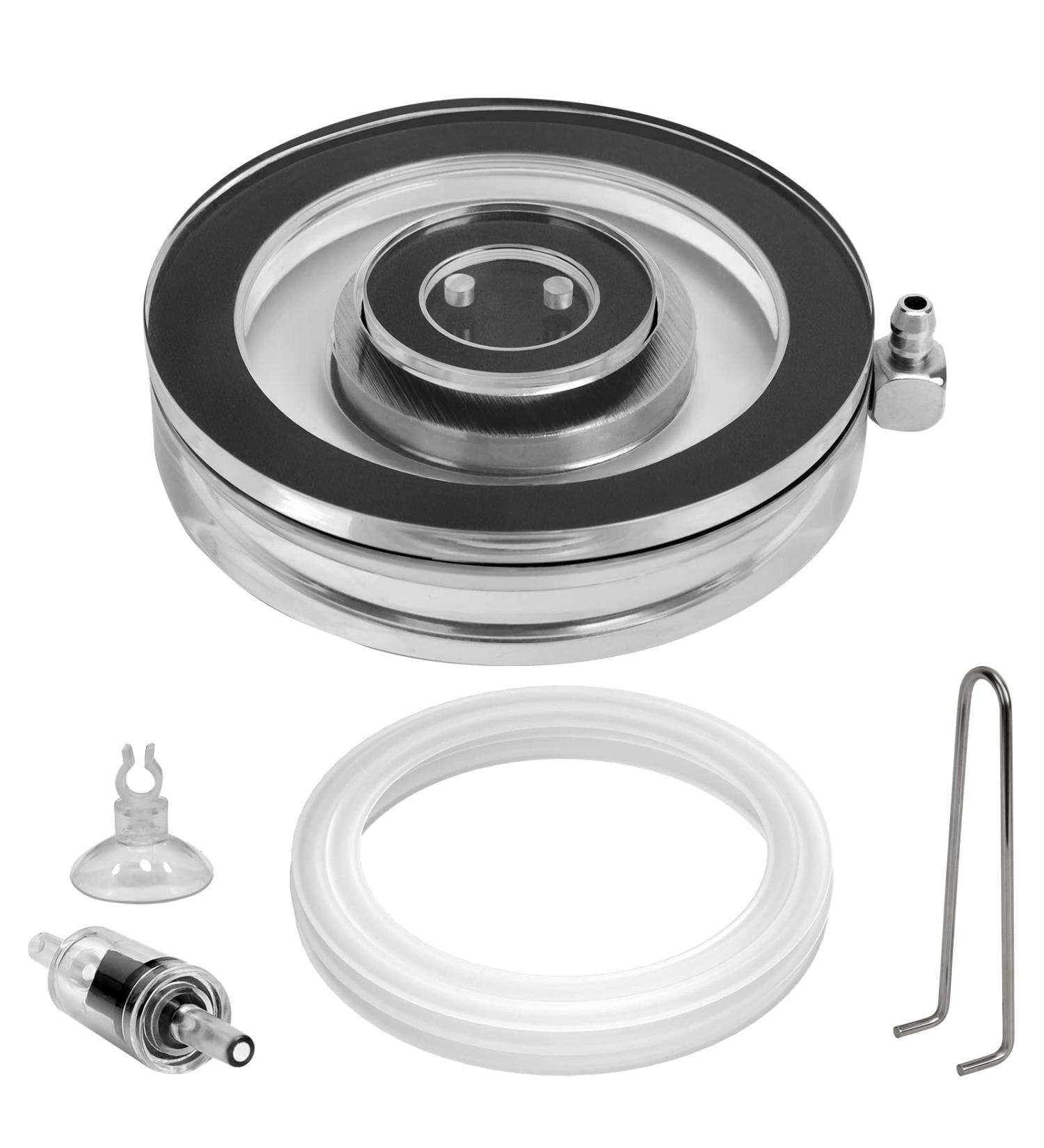 Hygger Air Stones for Aquariums | Ultra-Quiet Acrylic Bubbler Kit with Air Hose | 2.3 Inch Oxygen Diffuser for Aquariums & Hydroponics - Buy Online on GoSupps.com