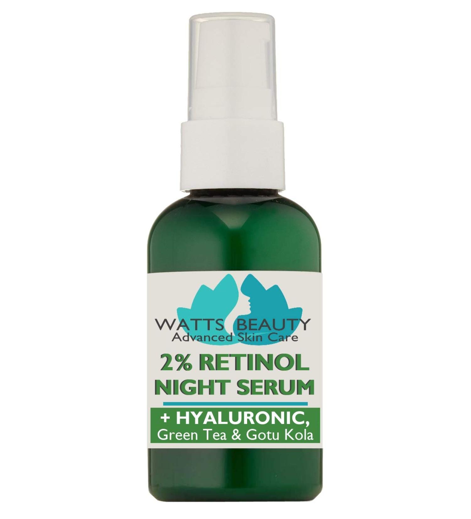 2% Retinol Serum with Hyaluronic Acid for Smooth Clear Skin - Perfect for Blemish Prone Skin Oily Skin Aging Skin Wrinkles Fine Lines Large Pores Complexion Issues and More - 4 oz 4 Ounce Pump