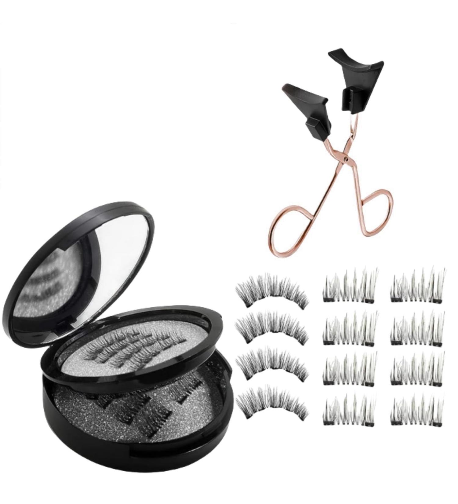 Magnetic Eyelashes Magnetic Eyelashes Natural Look Reusable Magnetic Eyelashes Kit Magnetic Eyelashes without Eyeliner Magnetic Eyelashes with Applicator Magnetic Eyelashes No Glue or Liner Needed - Buy Online on GoSupps.com