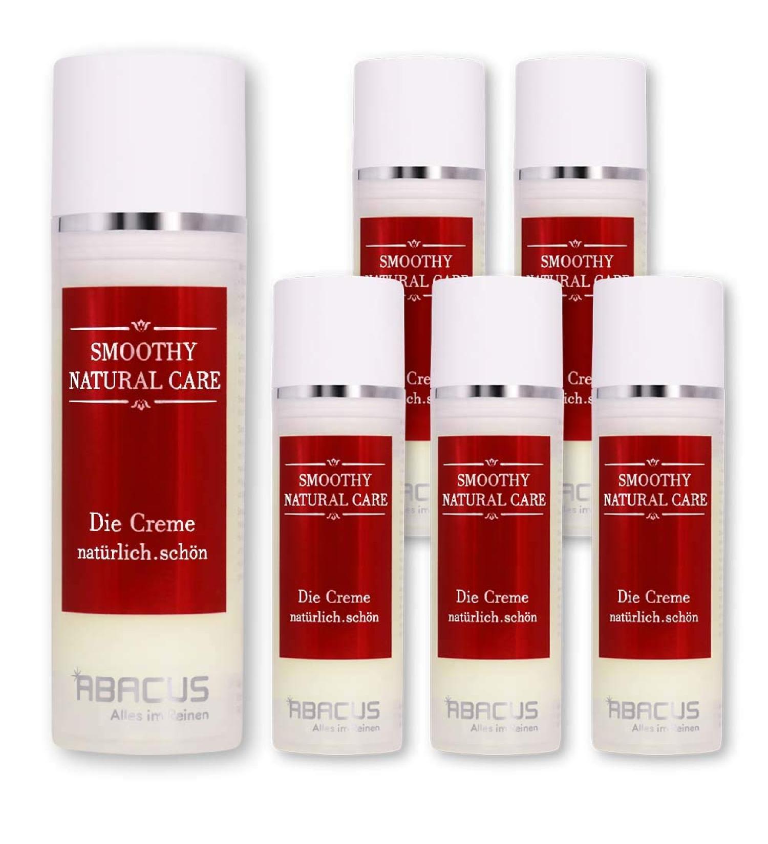  ABACUS ABACUS Smoothy Natural Care 7650.6 Pack of 6 hand creams with shea butter avocado oil jojoba oil orange oil argan oil 50 ml - Buy Online on GoSupps.com