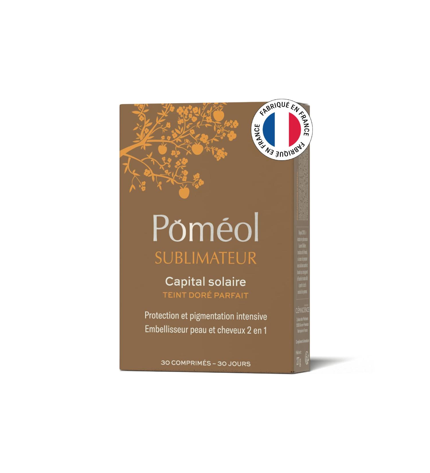 POMEOL Preparing Tan Supplement | Prepares Activates and Prolongs Enhancer 30 Days 4 Pigments Beta Carotene Collagen Vitamins E A D3 Copper Selenium Zinc - Buy Online on GoSupps.com
