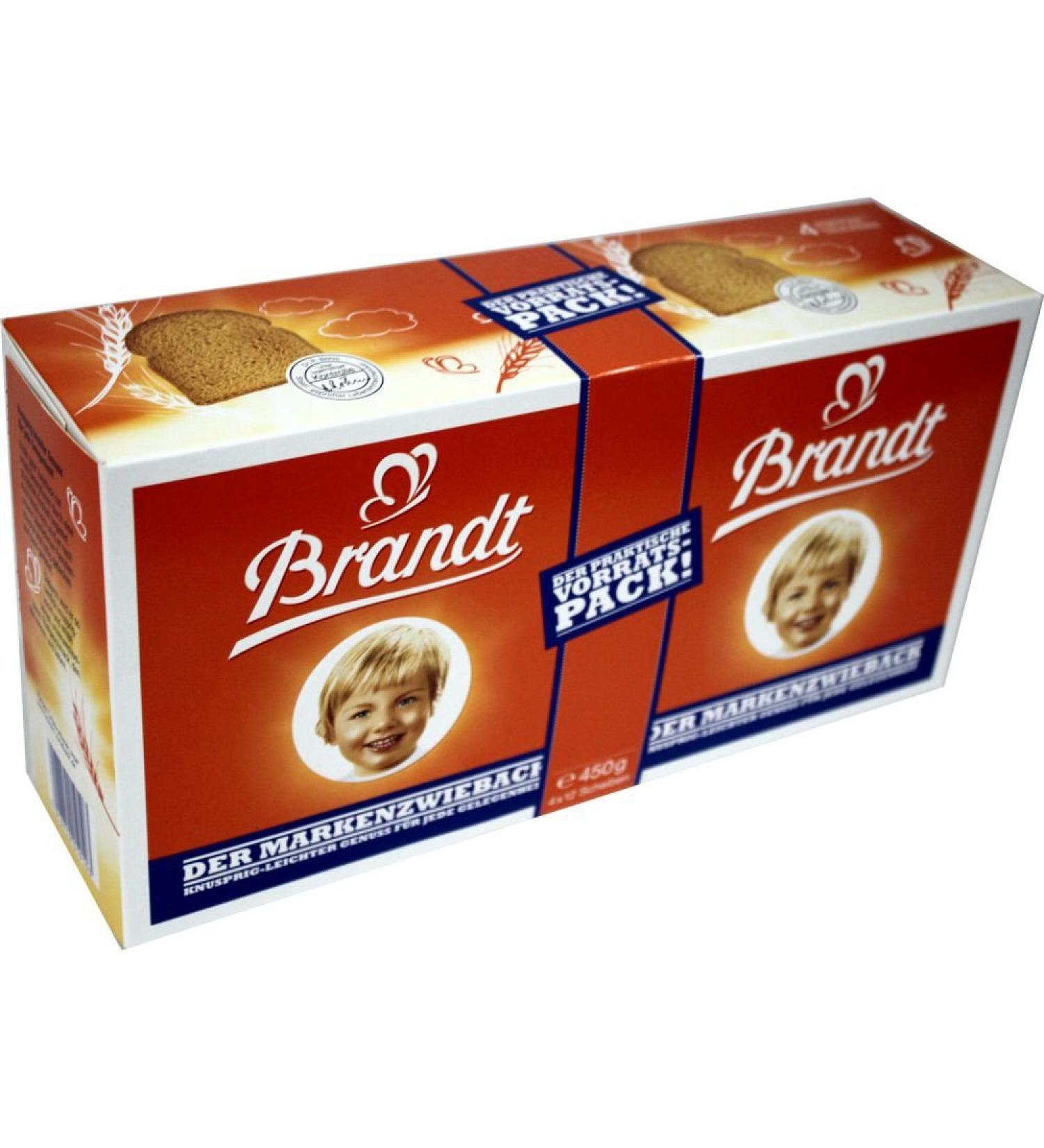 Buy Brandt Zwieback 450g - Authentic German Soft Toast Biscuits for International Shipping - Buy Online on GoSupps.com