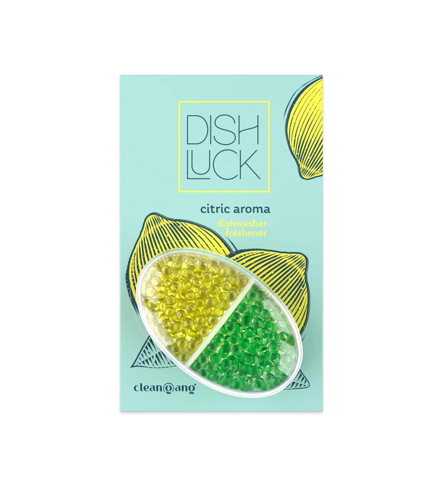 Cleangang Dishwasher Deo Dish Luck 2-in-1 | Fresh Lemon Fragrance | Odor-Neutralizing Deodorant for Long-Lasting Freshness - 1 Piece - Buy Online on GoSupps.com
