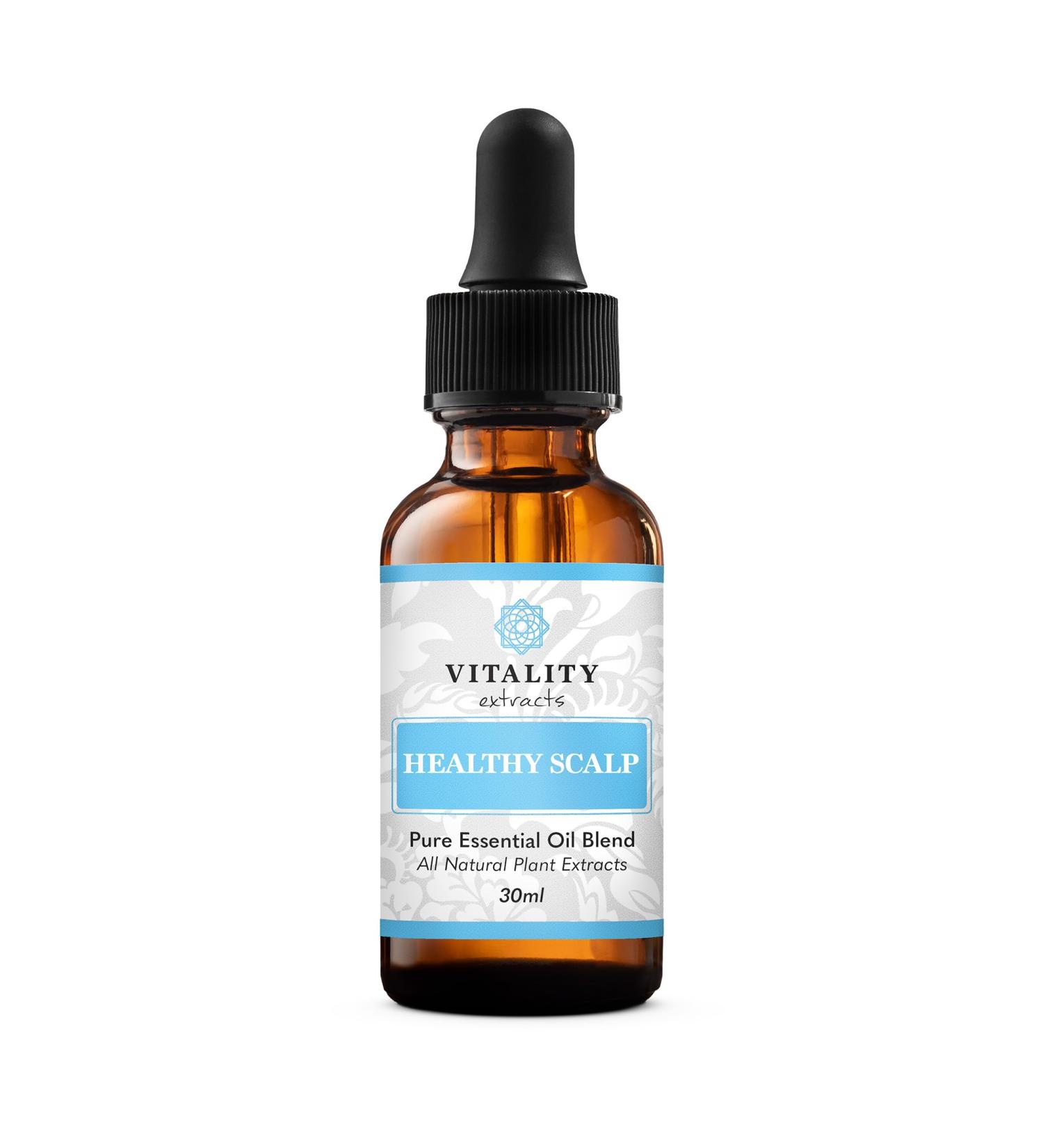 Vitality Extracts Healthy Scalp Essential Oil Blend 30ml | Hair Growth Amla Oil Ayurvedic Formula for Hair Repair & Strengthening - Buy Online on GoSupps.com