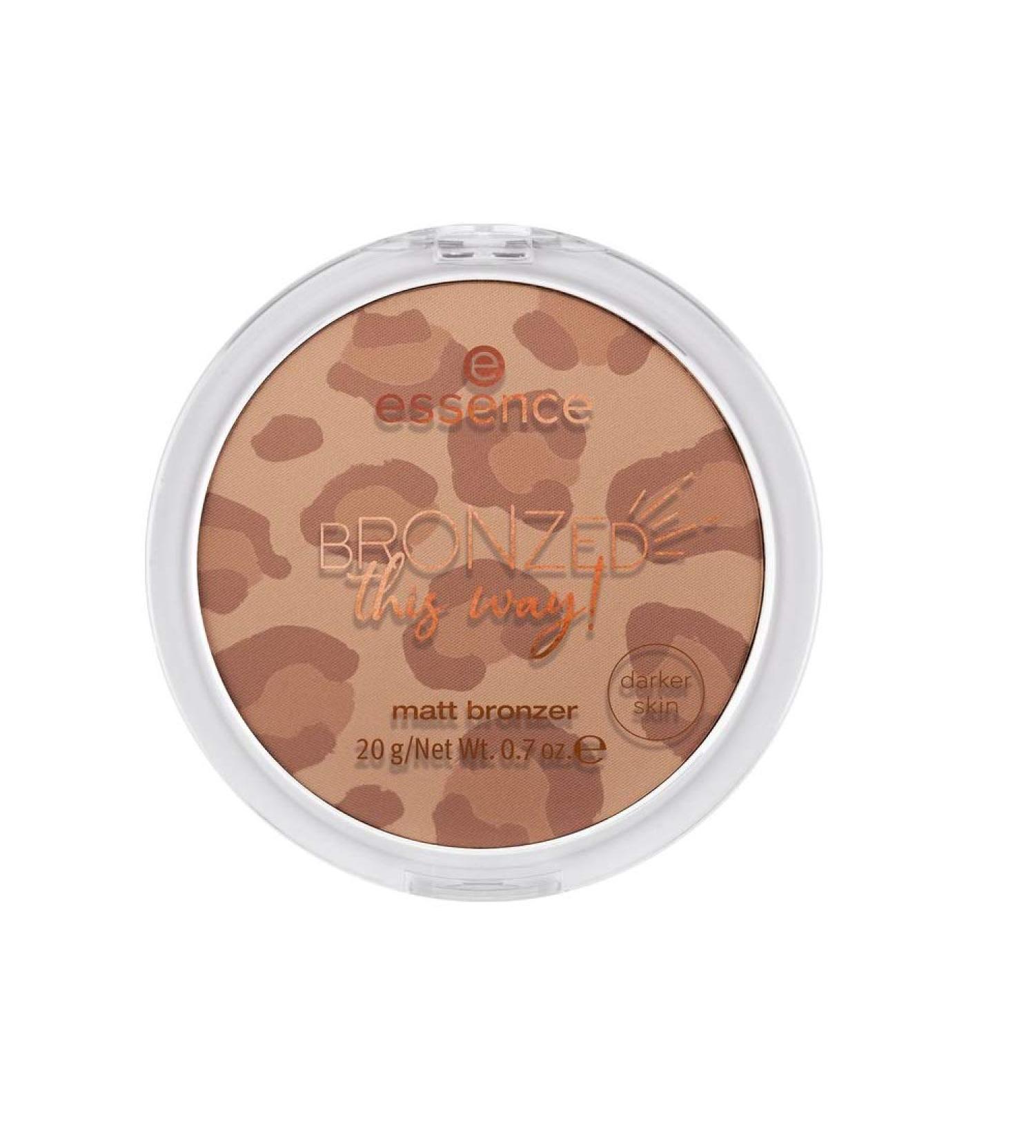essence BRONZED this way! matt bronzer 02 Roar'ing Sun - 1 pack