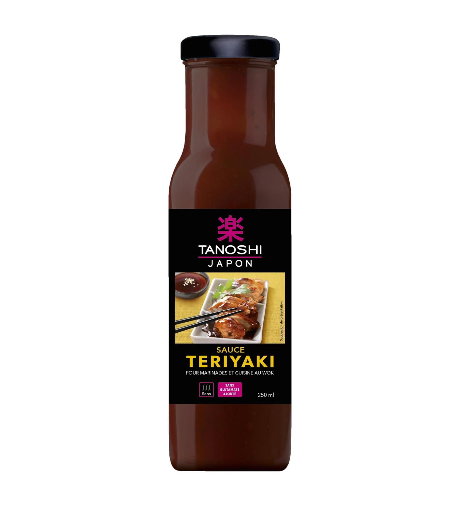TANOSHI - Teriyaki Sauce - Chili Free - No Glutamate Added - 250ml - Buy Online on GoSupps.com