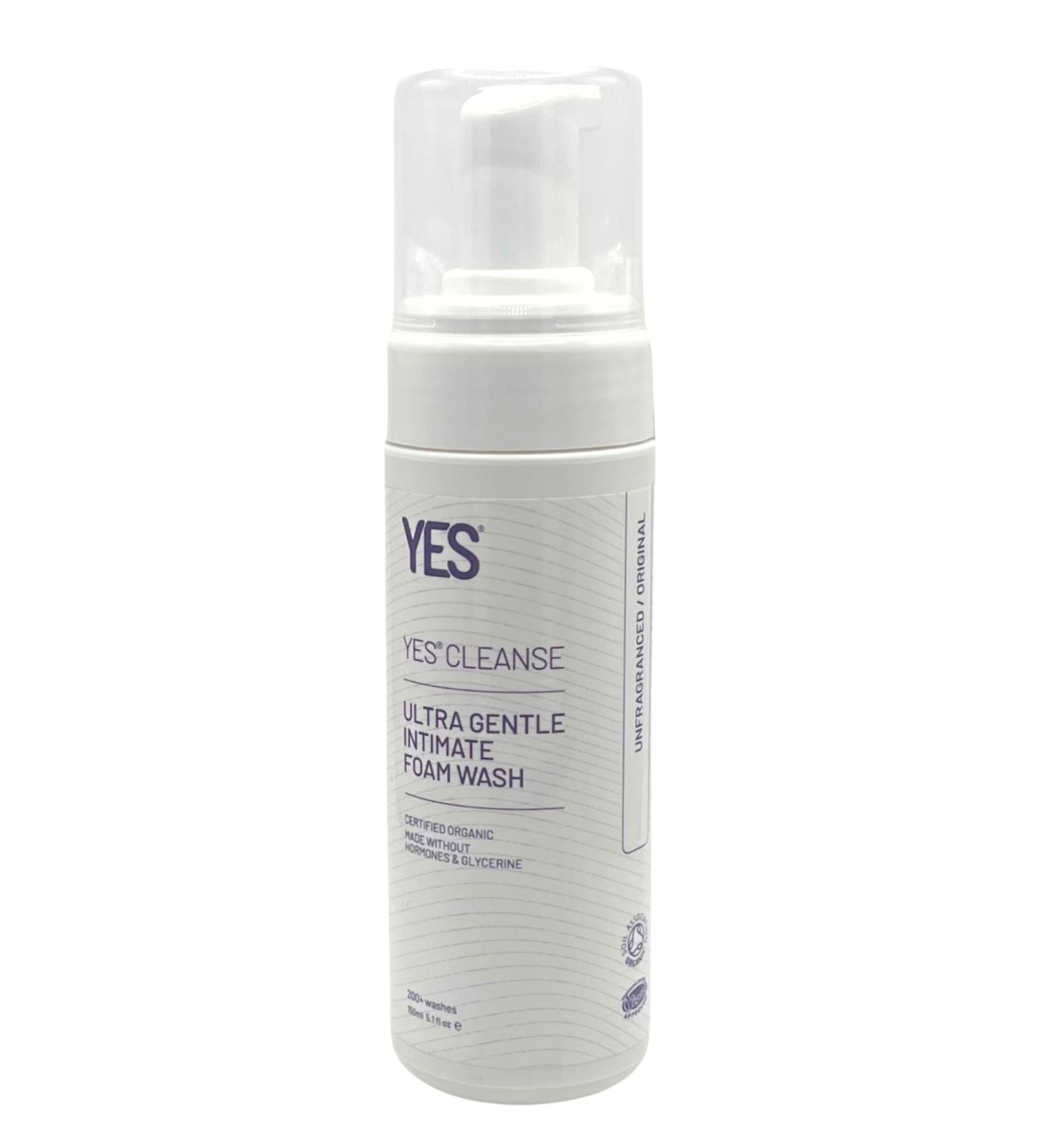 YES CLEANSE Foaming Intimate Wash 150 ml | Gentle & Refreshing Cleanser for All Skin Types | pH Balanced & Safe for Daily Use - Buy Online on GoSupps.com