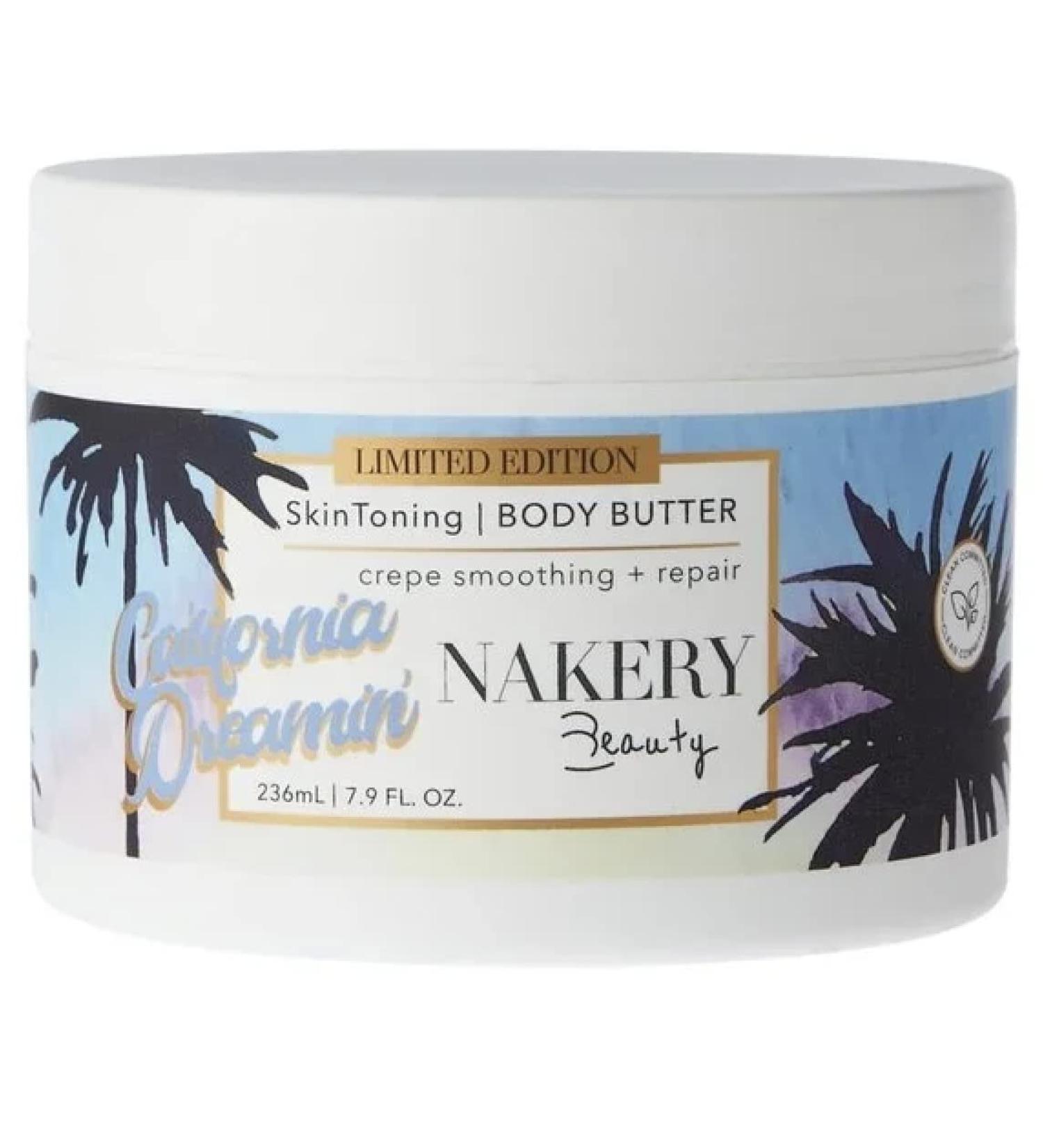 Limited Edition California Dreamin SkinToning Body Butter | Crepe Smoothing & Repair | Niacinamide Caffeine Tri-Hyaluronic Acid | International Shipping Available - Buy Online on GoSupps.com