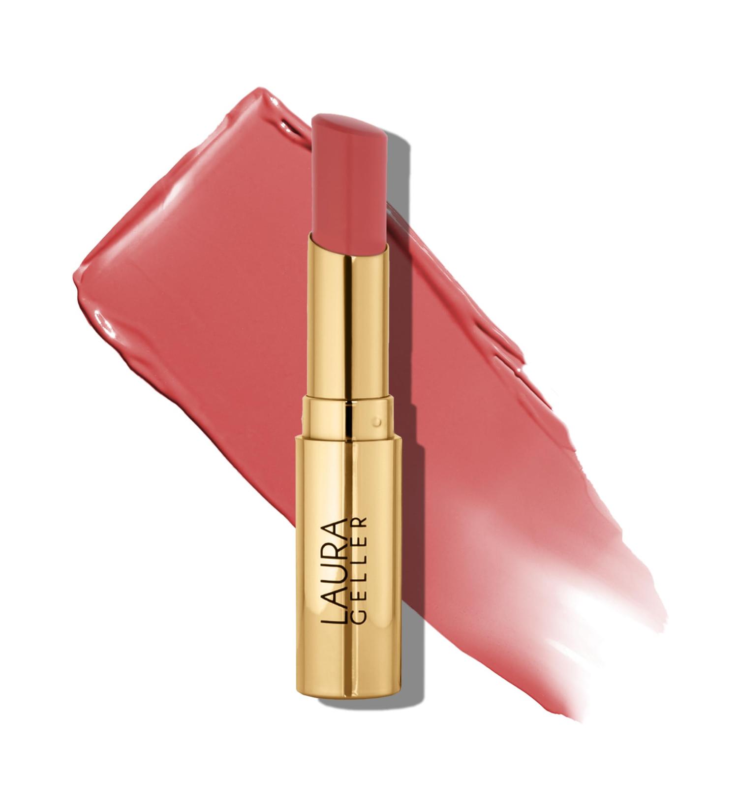 LAURA GELLER Jelly Balm Lip Balm - Just Peachy | Hydrating Vitamin E | Semi-Shine Finish - Buy Online on GoSupps.com