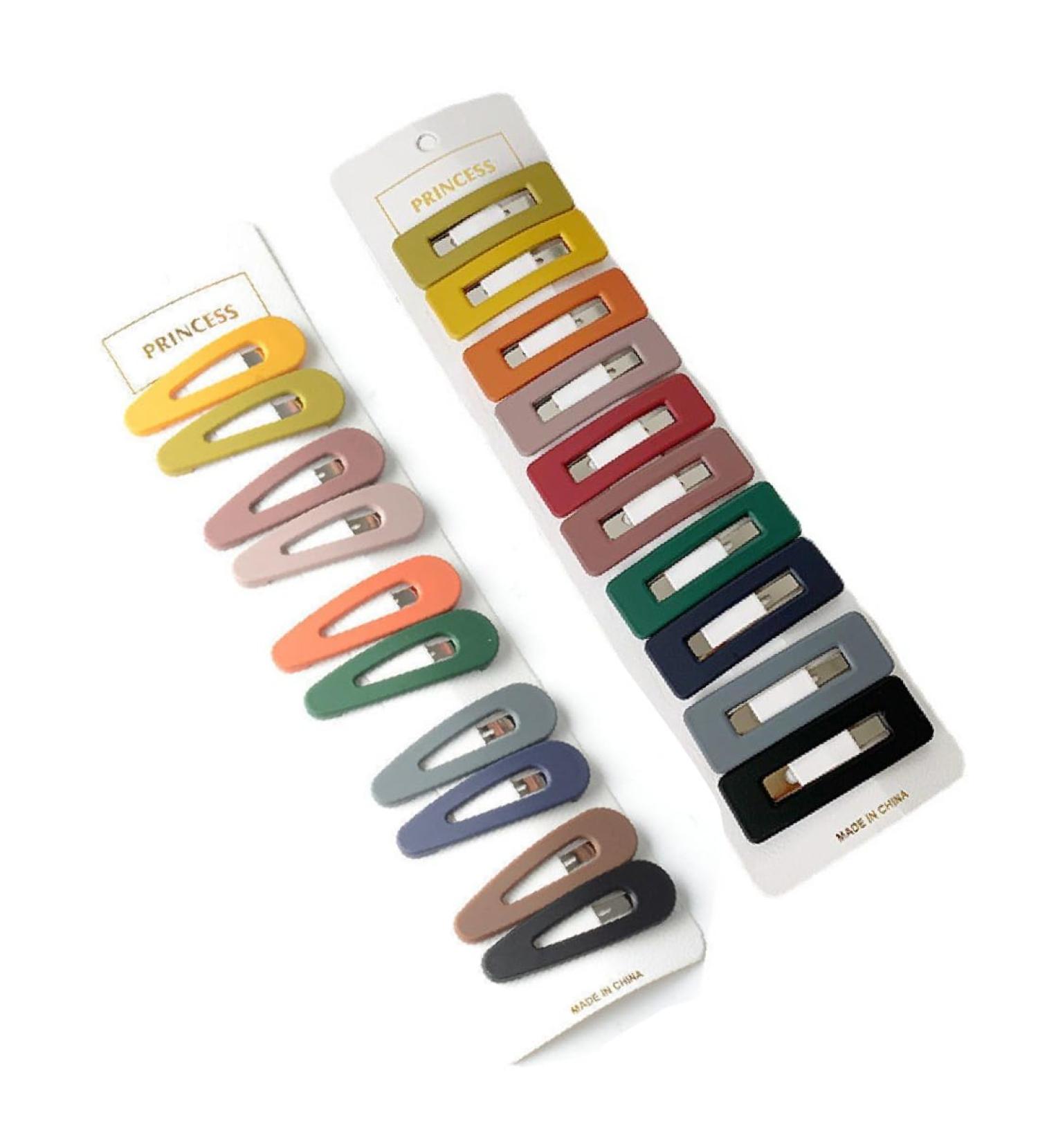 20 Pieces Slipproof Girls' Hairpins | Sweet Candy Color Mini Hair Clips for All Hair Types - Perfect Baby Hair Accessories - Buy Online on GoSupps.com