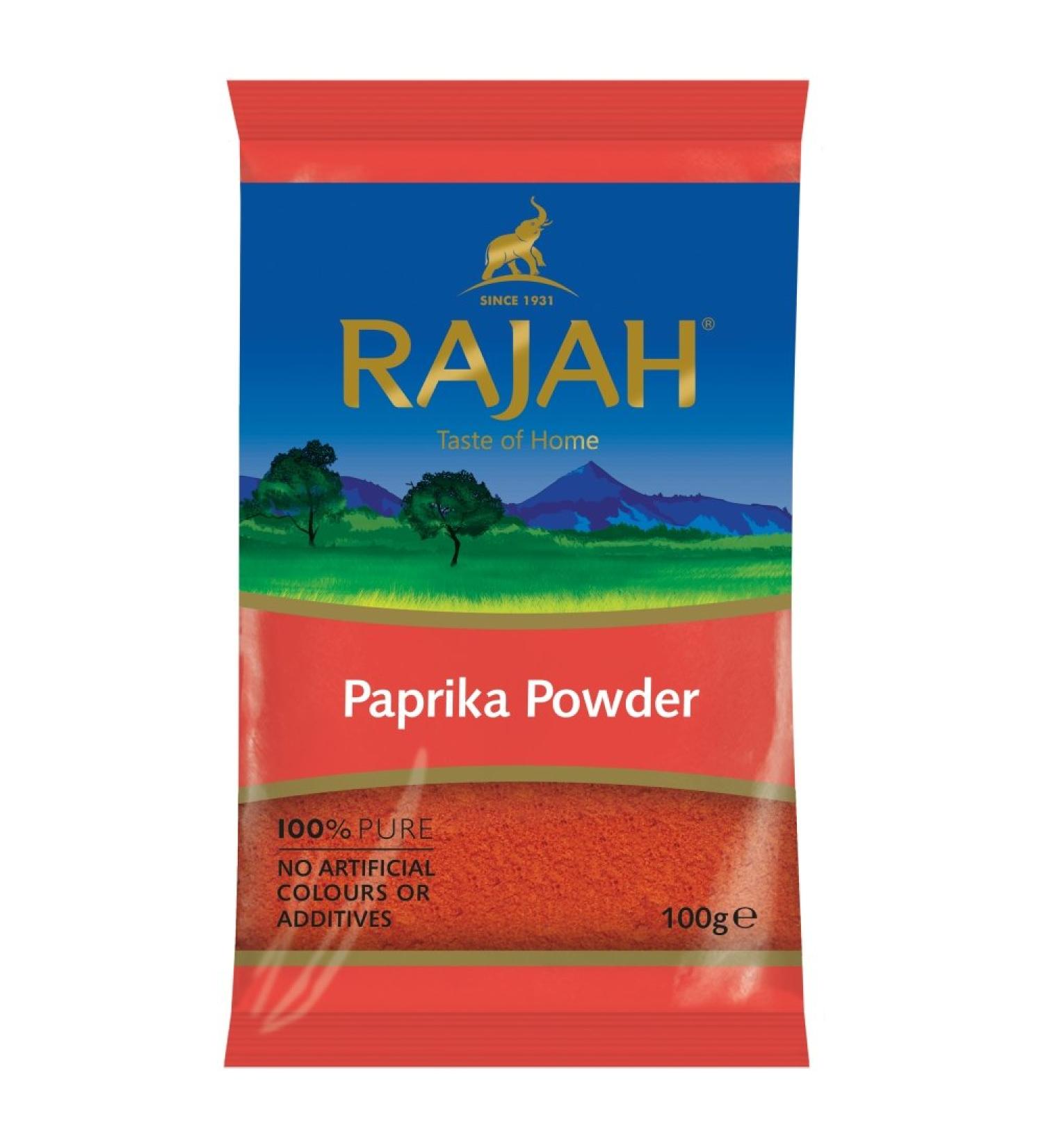Rajah Paprika Powder 100g - Premium Quality Spice for Flavorful Dishes - Buy Online on GoSupps.com
