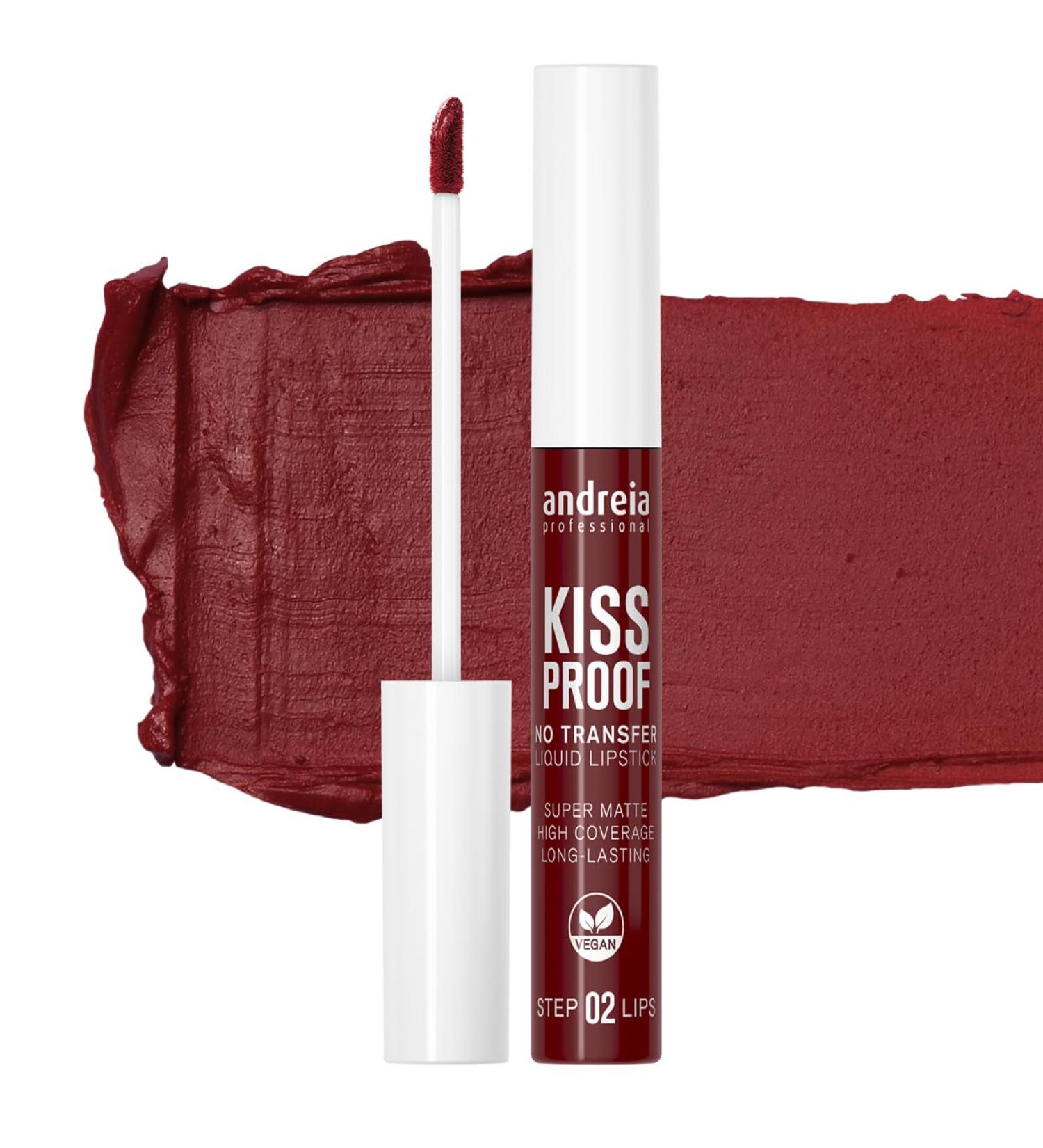  Andreia Andreia Kiss Proof Lipstick No. 1 8ml Burgundy - Buy Online on GoSupps.com