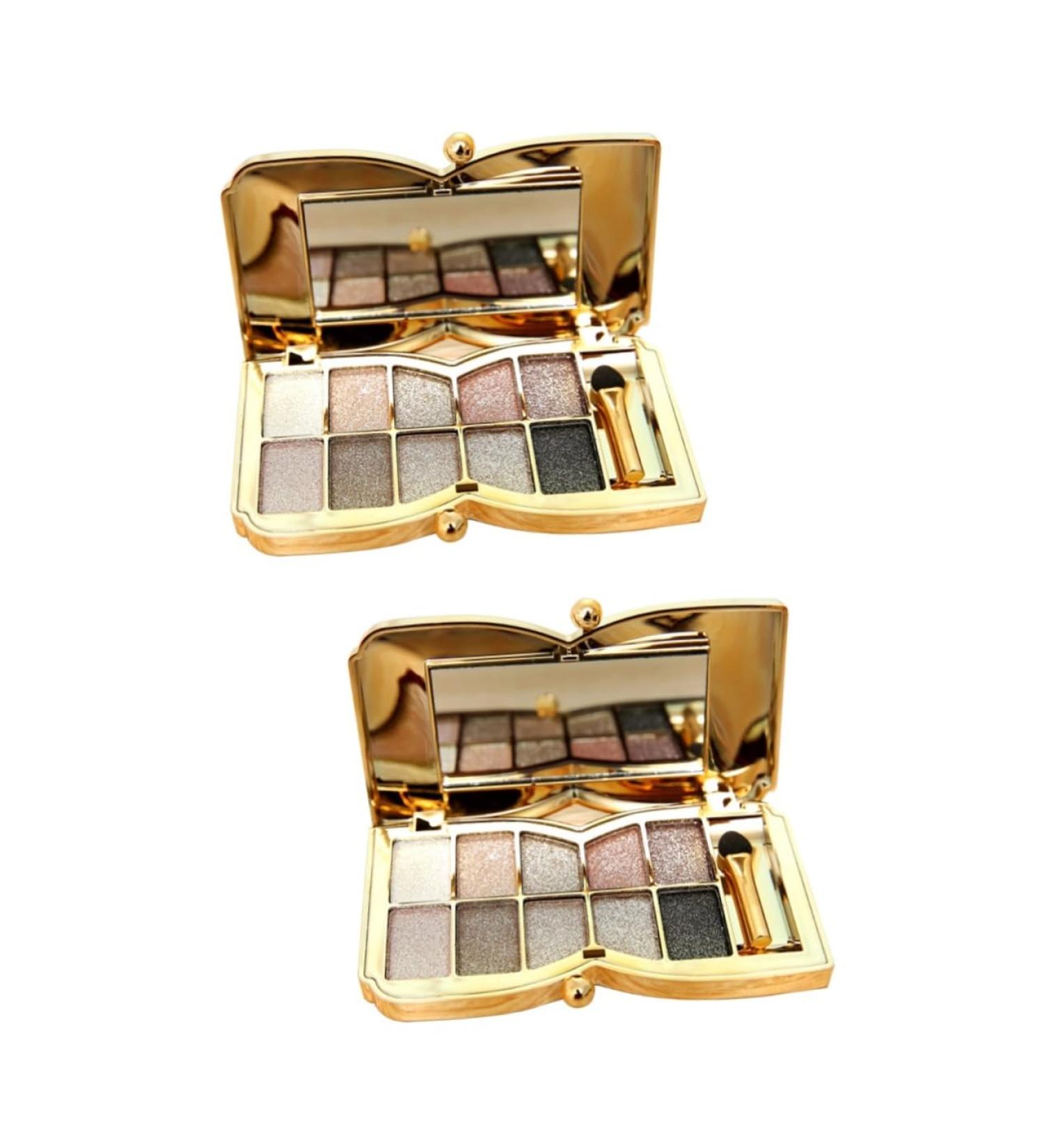 Beavorty 2pcs Pearlescent Eyeshadow Palette - Vibrant Eye Shadow Set for International Shipping - Buy Online on GoSupps.com