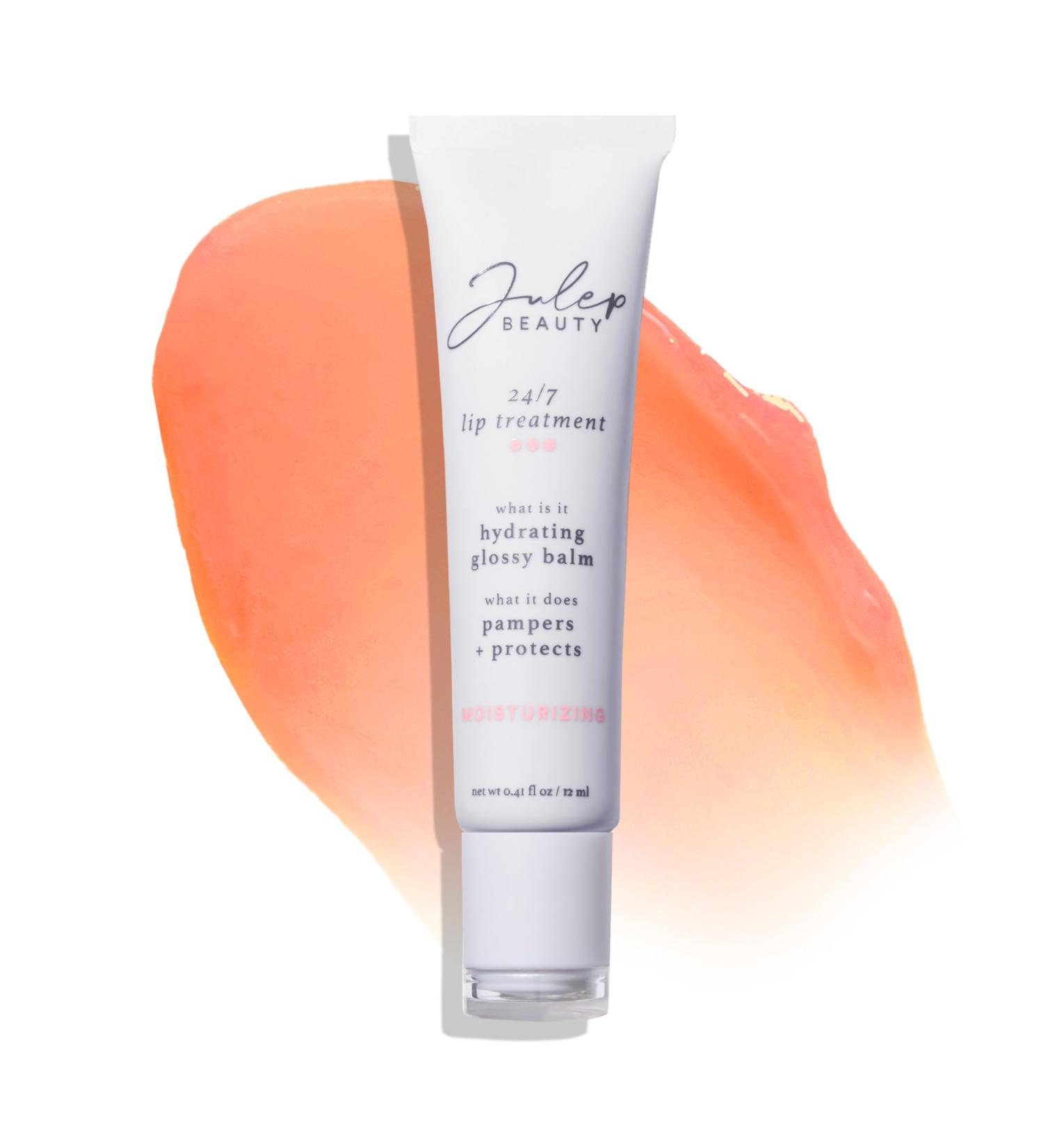 Julep 24/7 Lip Treatment Hydrating & Glossy Lip Balm and Lip Sleeping Mask with Shea Butter Moisturize Protect & Soothe Vegan & Cruelty-Free - Heart of Glass - Buy Online on GoSupps.com