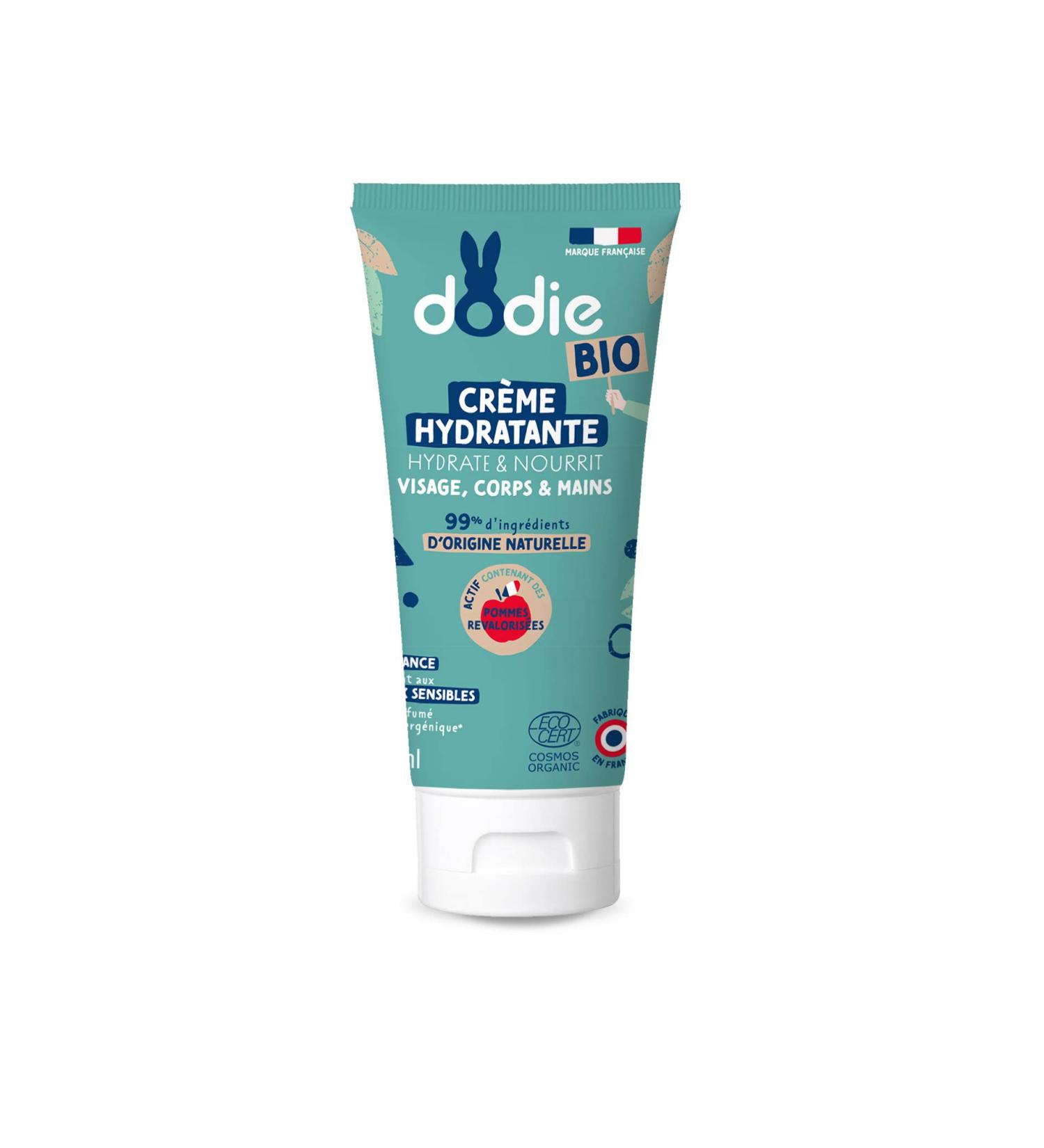 DODIE Organic Moisturizing Cream for Face Body and Hands from Birth 75 ml - Buy Online on GoSupps.com