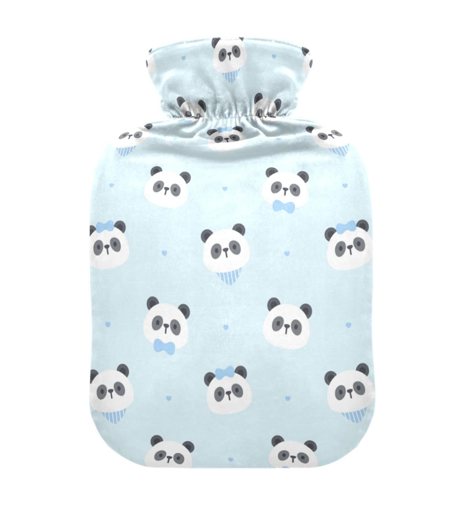 Cute Panda Bear Hot Water Bottle - 2L Pain Relief & Comfort | Cozy Cover for Headaches & Colds - Shop Internationally! - Buy Online on GoSupps.com