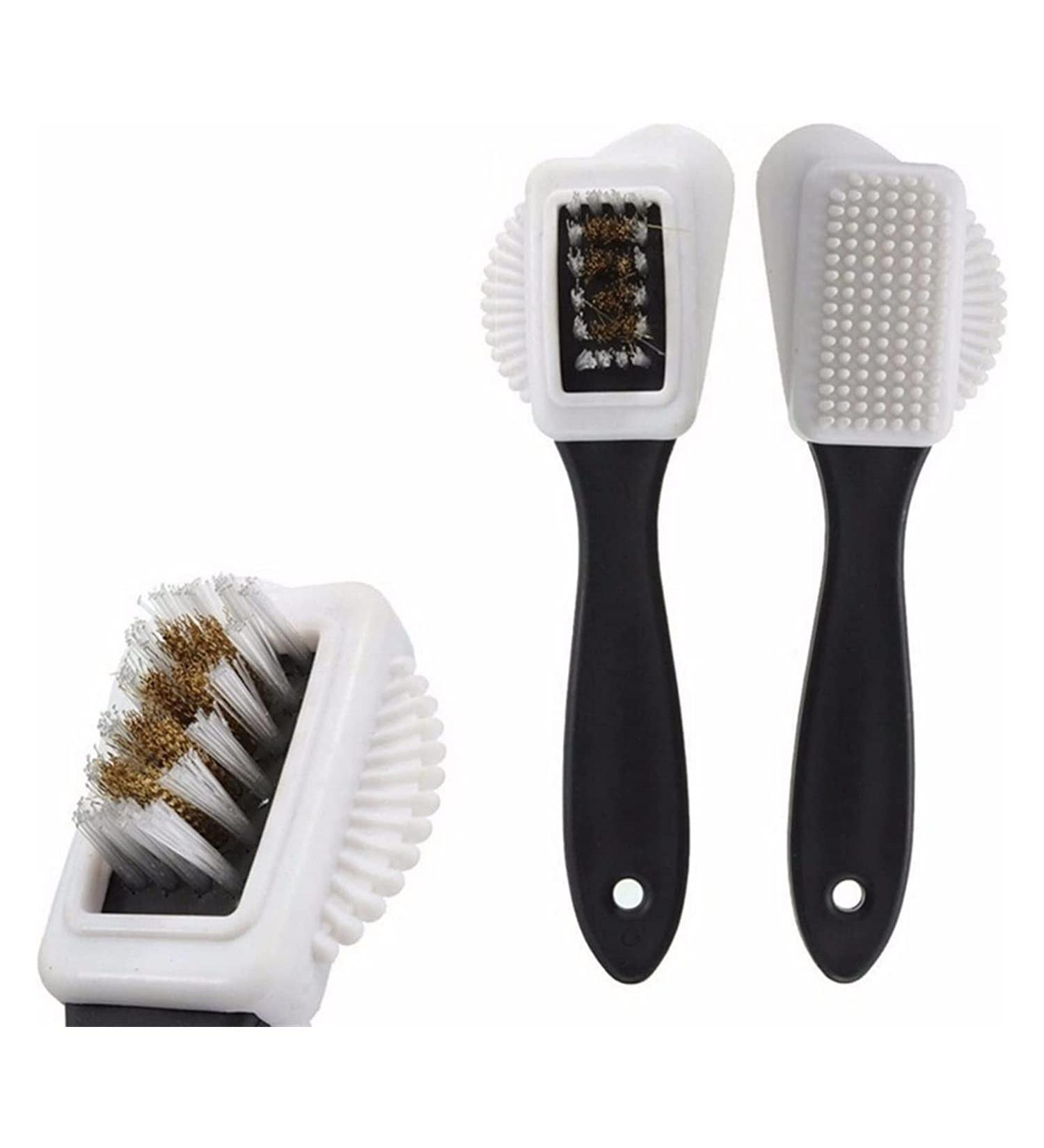 Home Shoes Brushes 3 Side Cleaning Brush for Suede Nubuck Boot Shoes S Shape Shoe Cleaner Tool Bathroom Tool Brush Onecolor - Buy Online on GoSupps.com
