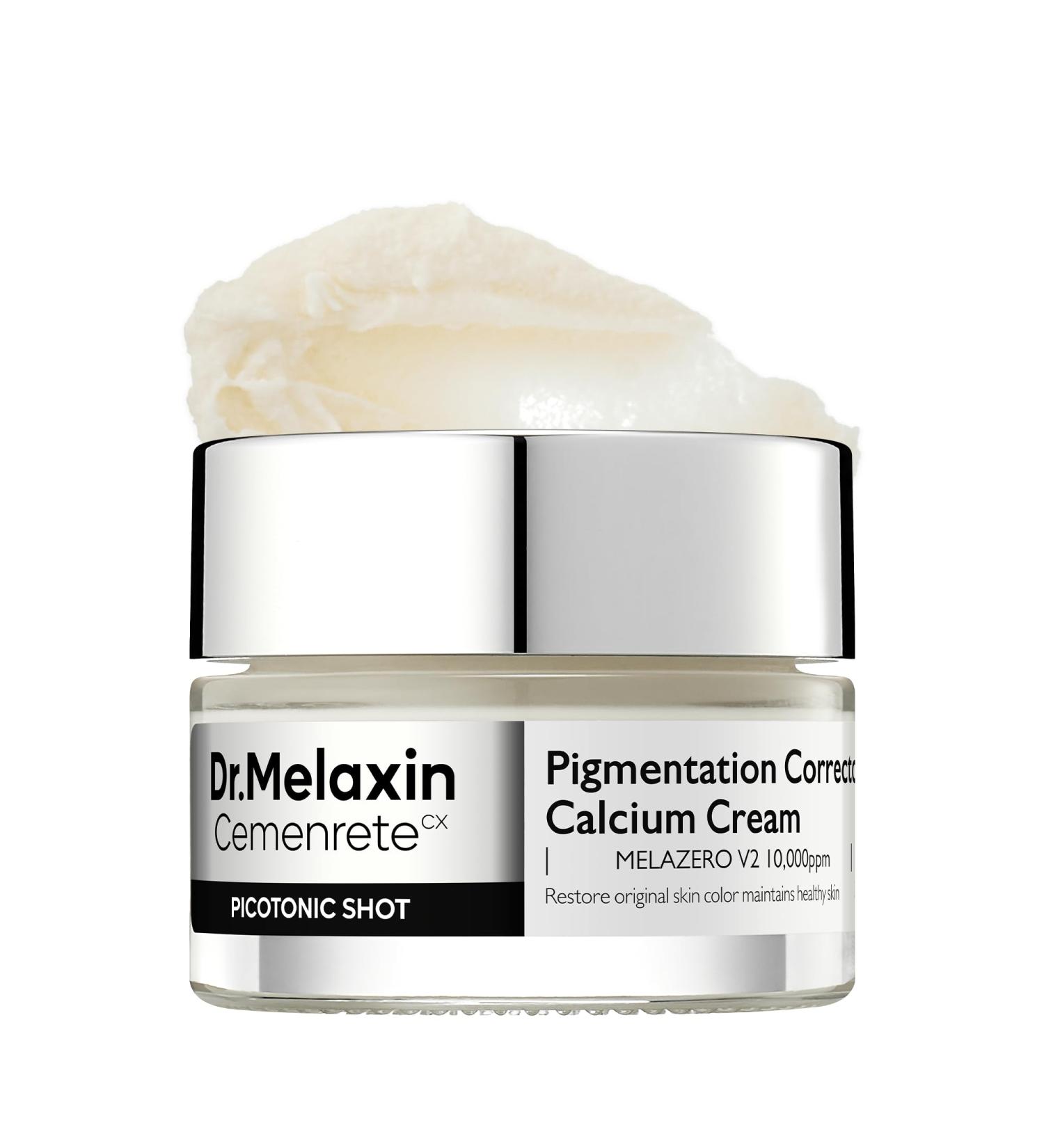 Dr.Melaxin Cemenrete Picotonic Shot Calcium cream for Even Skin Tone & Skin Clarity 0.88 oz - Buy Online on GoSupps.com