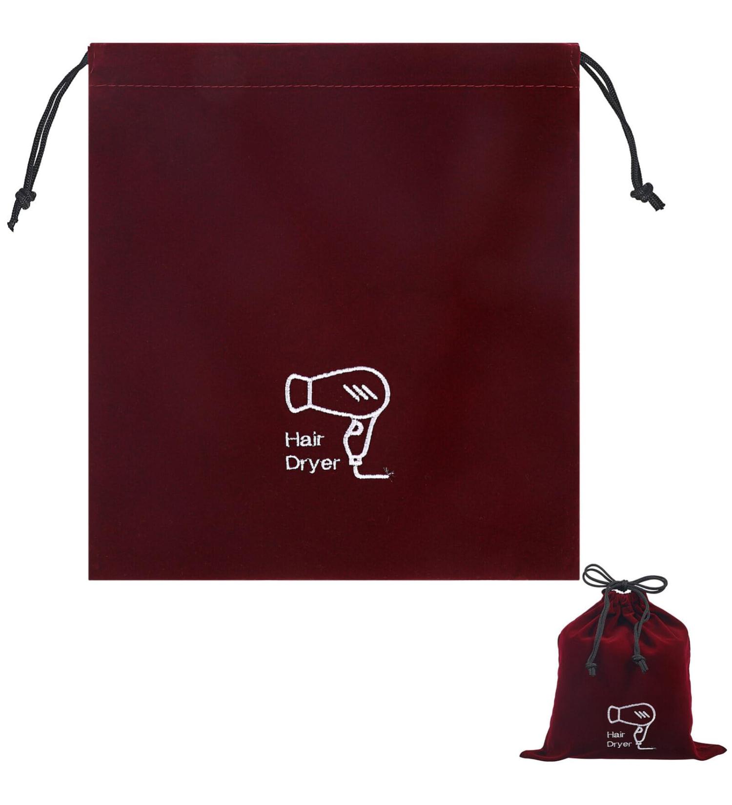 Ipetboom 1pc Hair Dryer Bags Drawstring Bag Container Hairdryer Bag Guest Room Essentials for Travel Bathroom Travel Hair Dryer Bag Draw String Bags - Buy Online on GoSupps.com