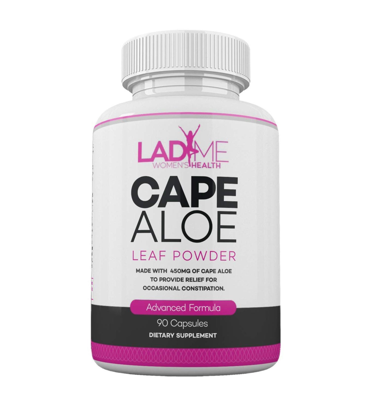 Pure Cape Aloe Herbal Laxative for Women - 90 Capsules - Natural Constipation Relief & Colon Cleanse Supplement by Ladyme - Buy Online on GoSupps.com