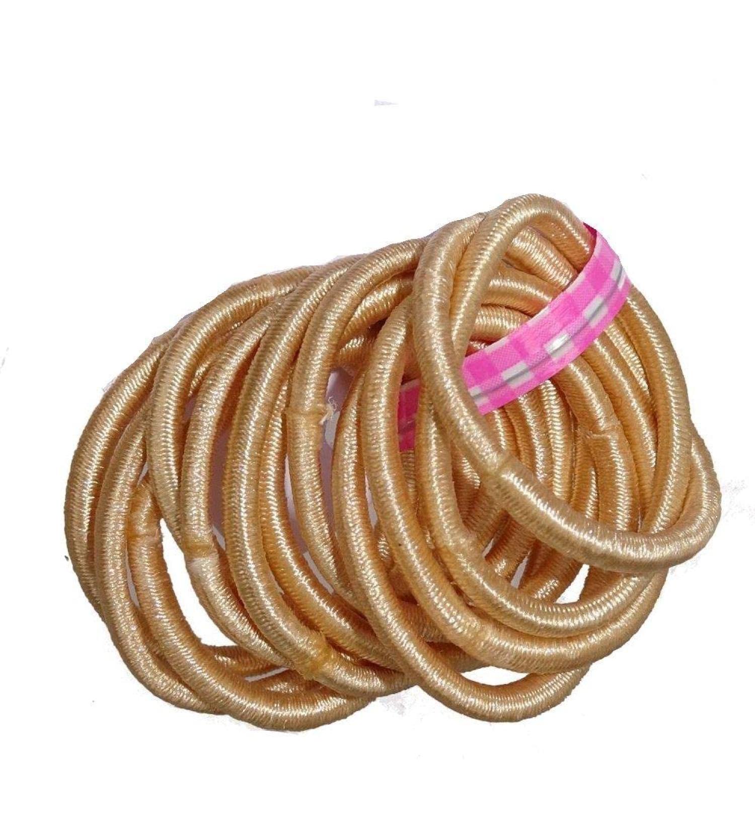 Hair ties small blonde without hook elastic small
