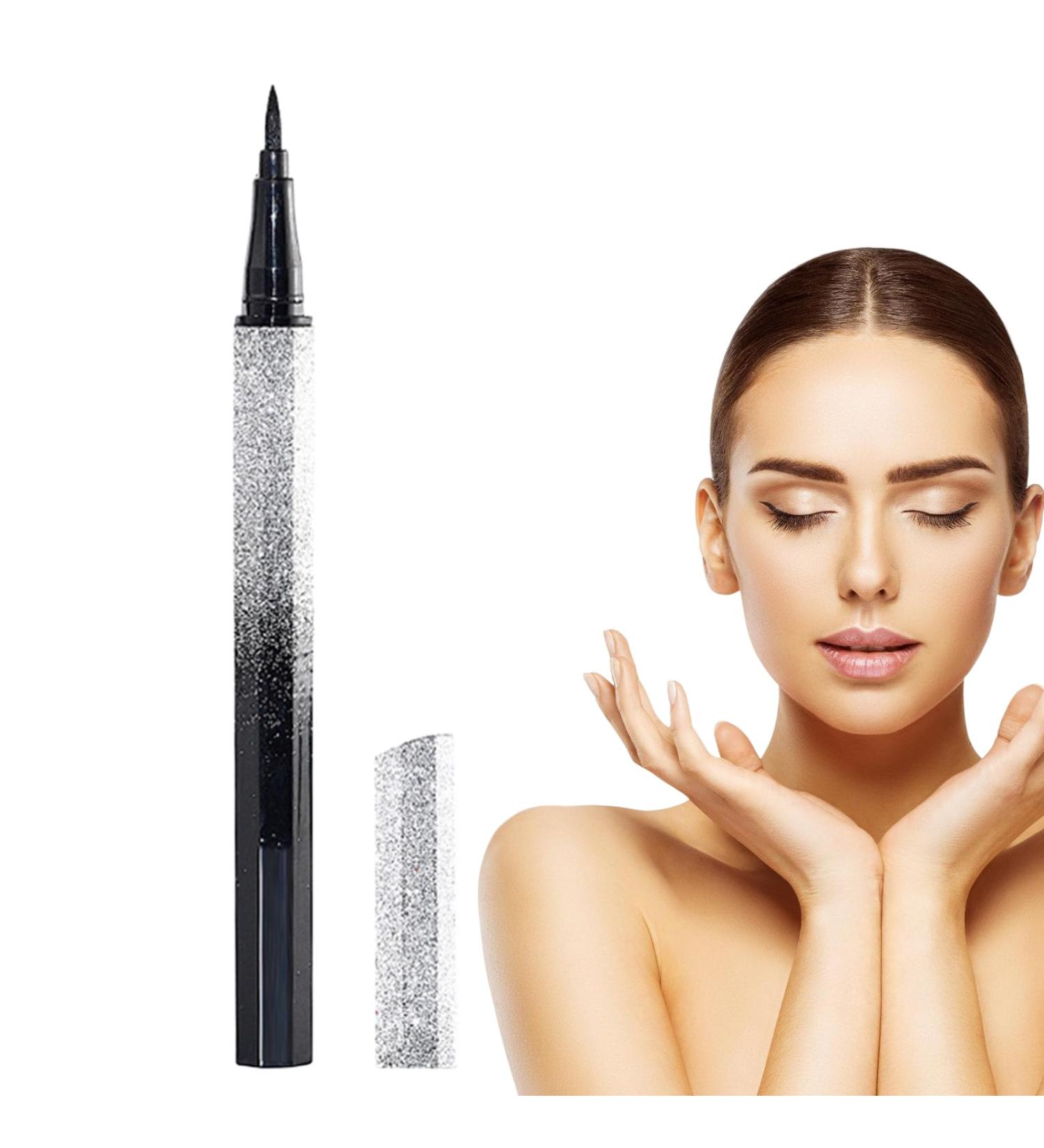 Waterproof Liquid Eyeliner - Long-Lasting Makeup Liquid Eyeliner | Natural Eye Makeup Accessory for Daily Use Dating Night Out and Shakven Black - Buy Online on GoSupps.com