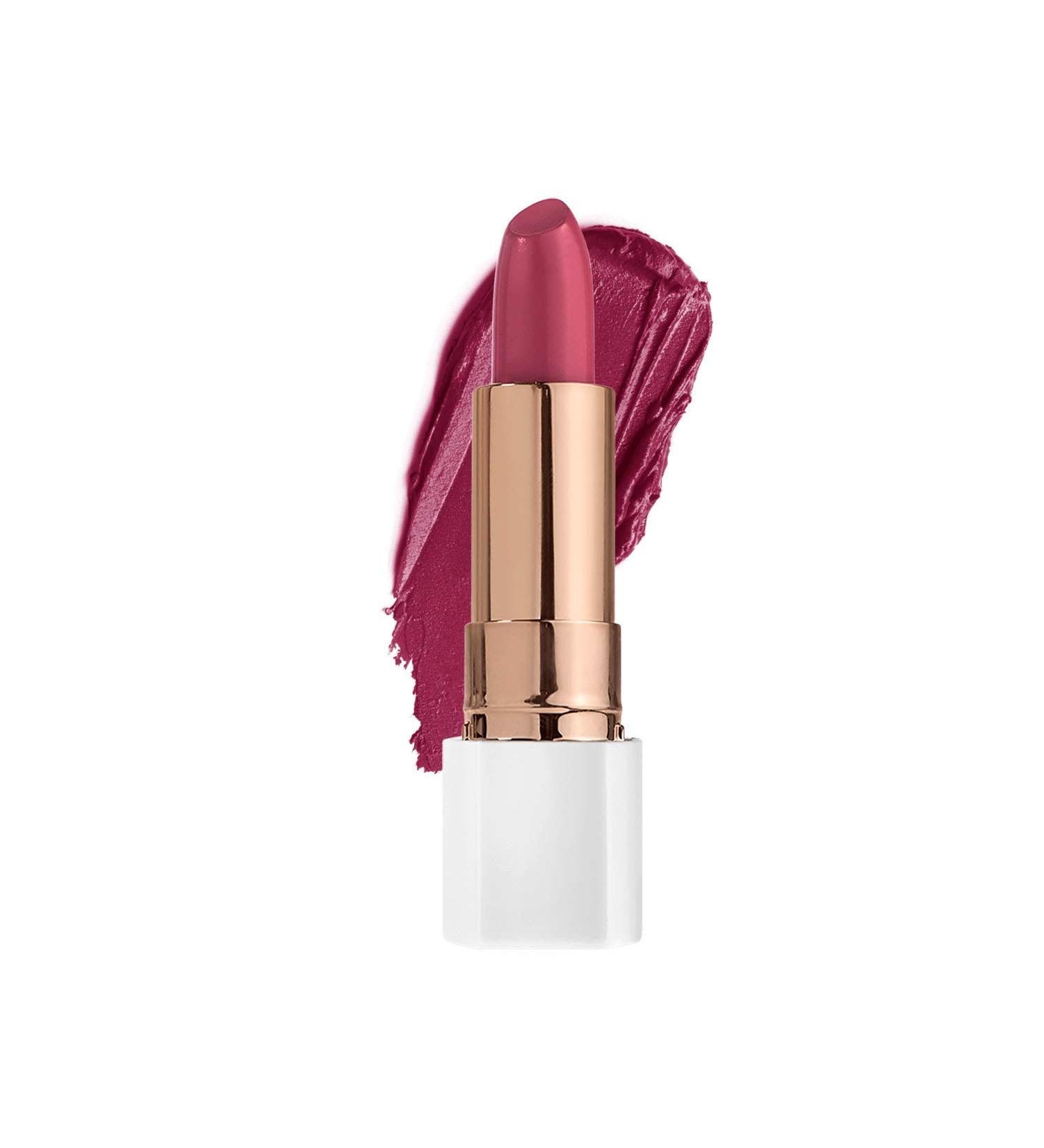 Flower Beauty Petal Pout Lipstick in Rosey-Garden - Cruelty Free, Nourishing & Highly Pigmented Lip Color with Antioxidants - Matte Finish - Buy Online on GoSupps.com