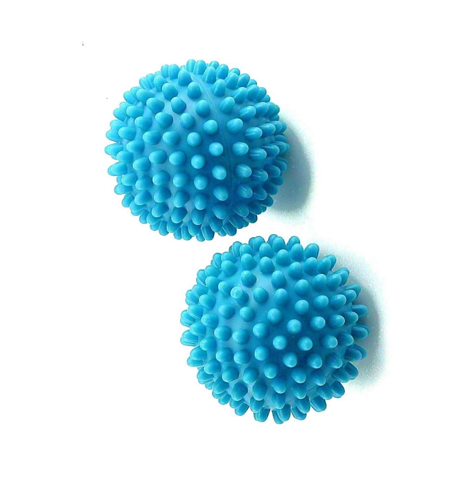 Pack of 2 Reusable PVC Drying Washing Machine Balls Home Soften Clothes Dryer