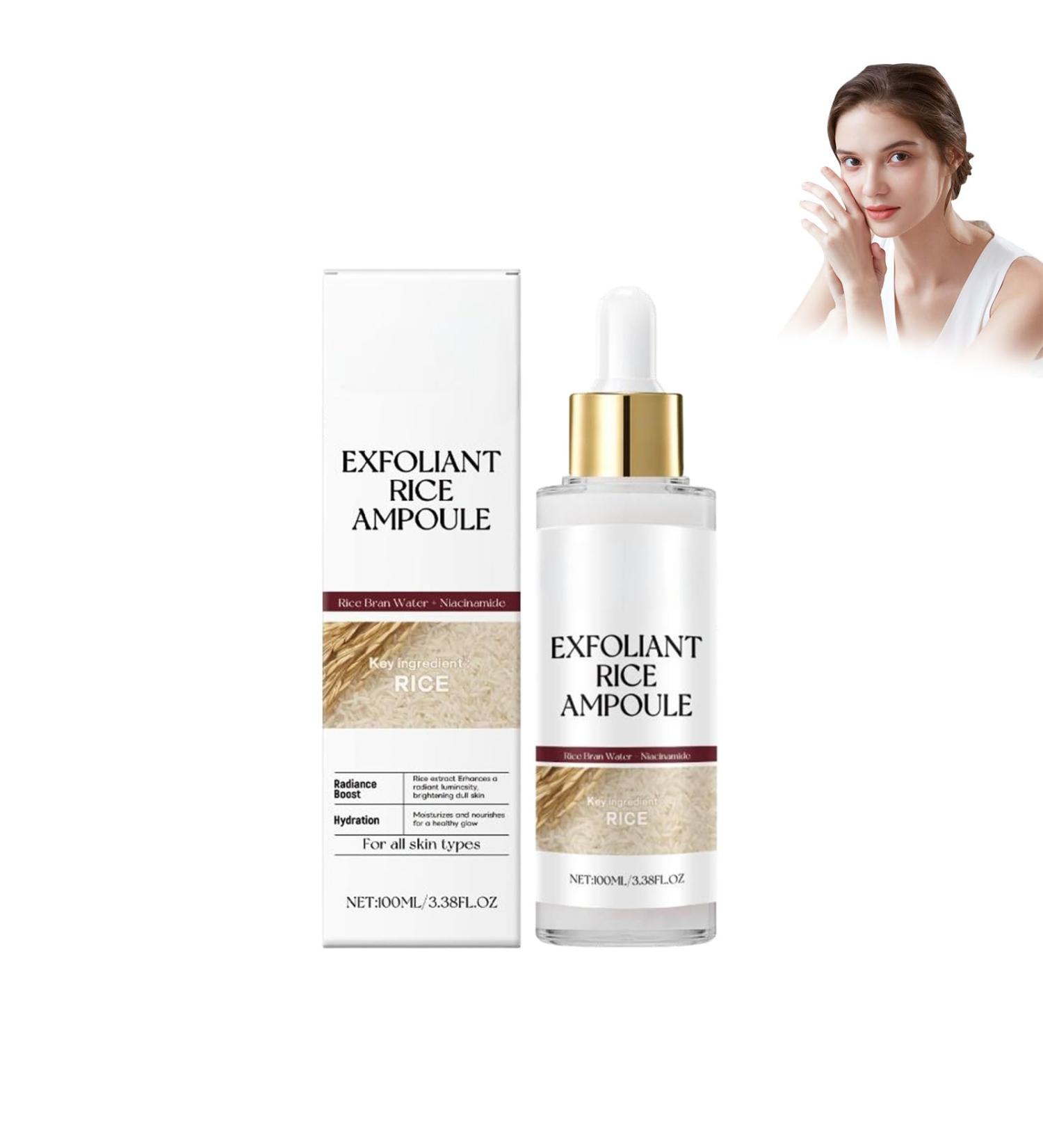 Shantou Hoygi Biological Rice Moisturizing White Rice Exfoliant 100 ml Rice Ampoule White Rice Scrub Dead Skin Cells Remover for Face and Body White Rice Scrub Solution Pores Minimizer - Buy Online on GoSupps.com