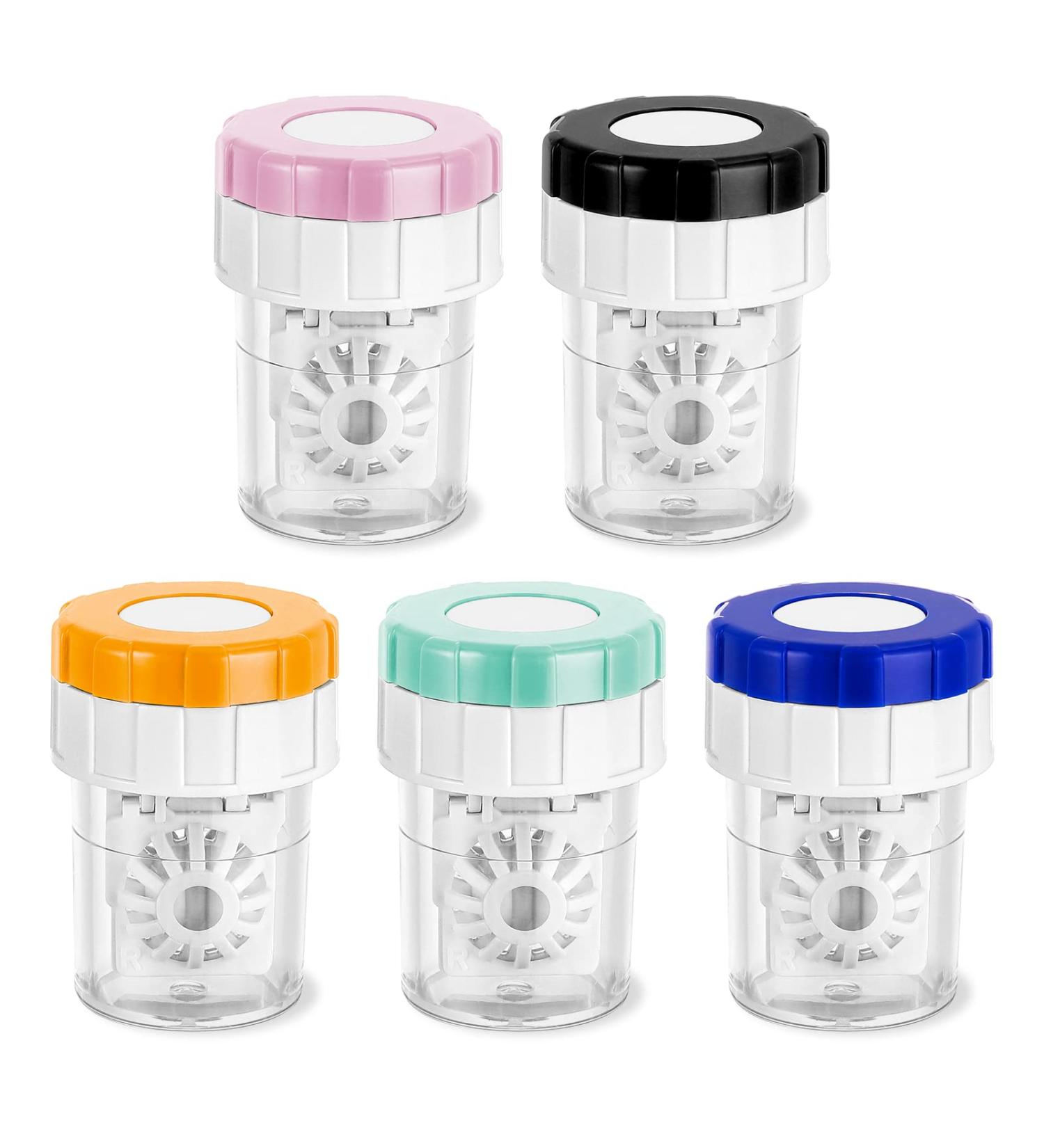 Sibba 5pcs Contact Lens Case - Portable Rotary Cleaner for Daily Use | International Shipping Available - Buy Online on GoSupps.com