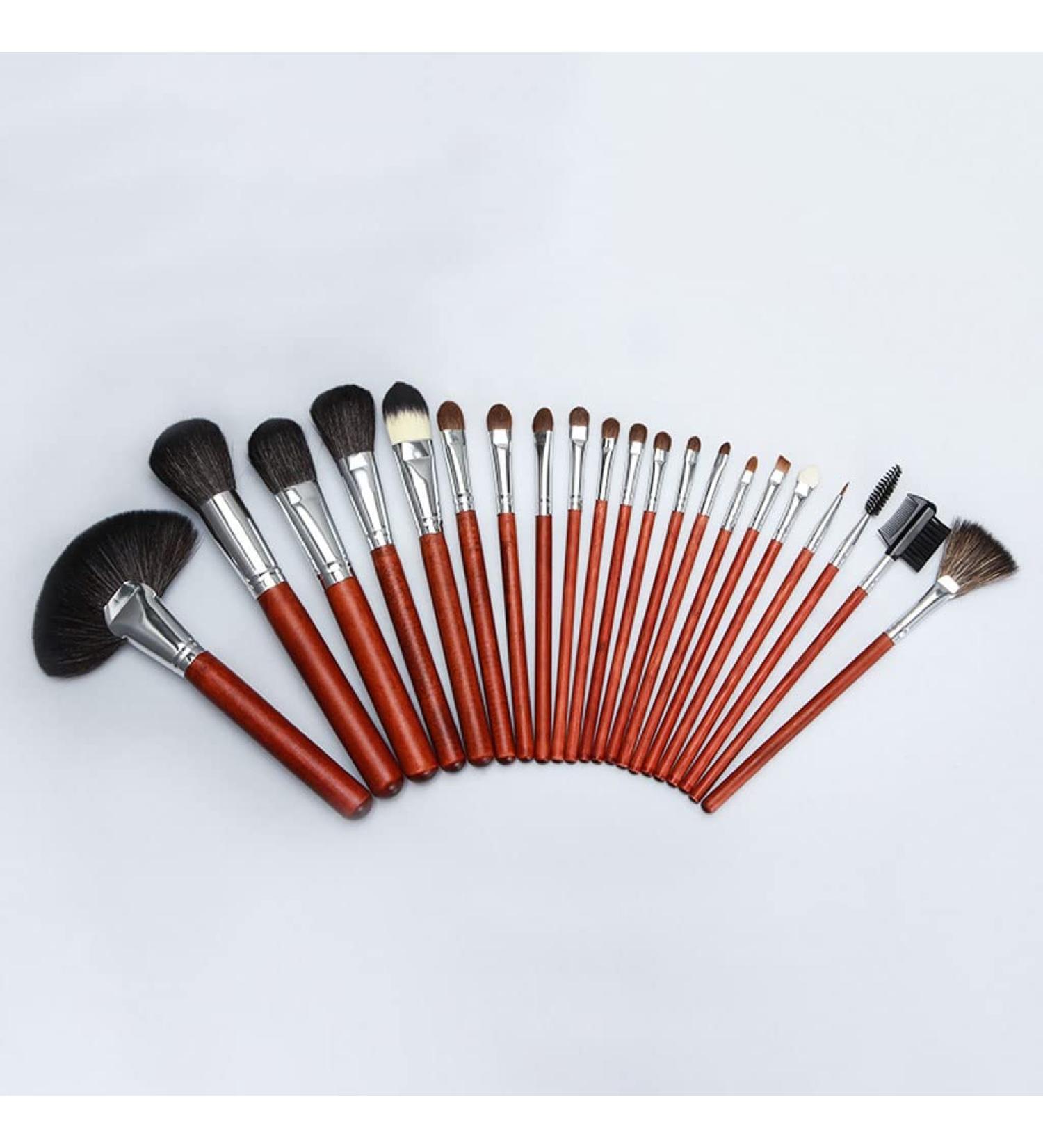 21-Piece Makeup Brush Set: Eye Shadow Loose Powder & Essential Makeup Tools for Flawless Application - International Shipping Available - Buy Online on GoSupps.com