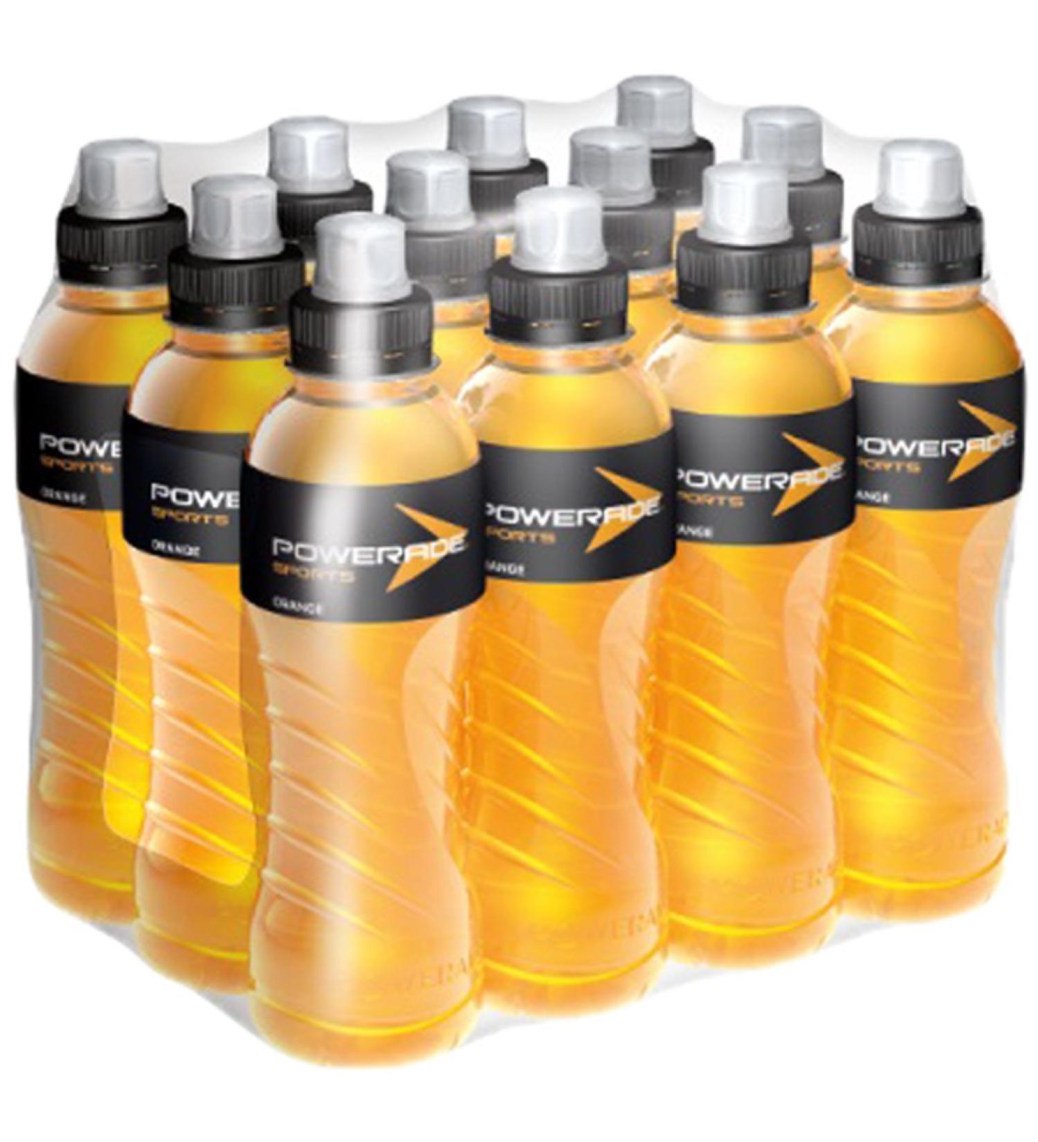 Powerade Sports Orange DISPOSABLE 12 x 500 ml EW bottle